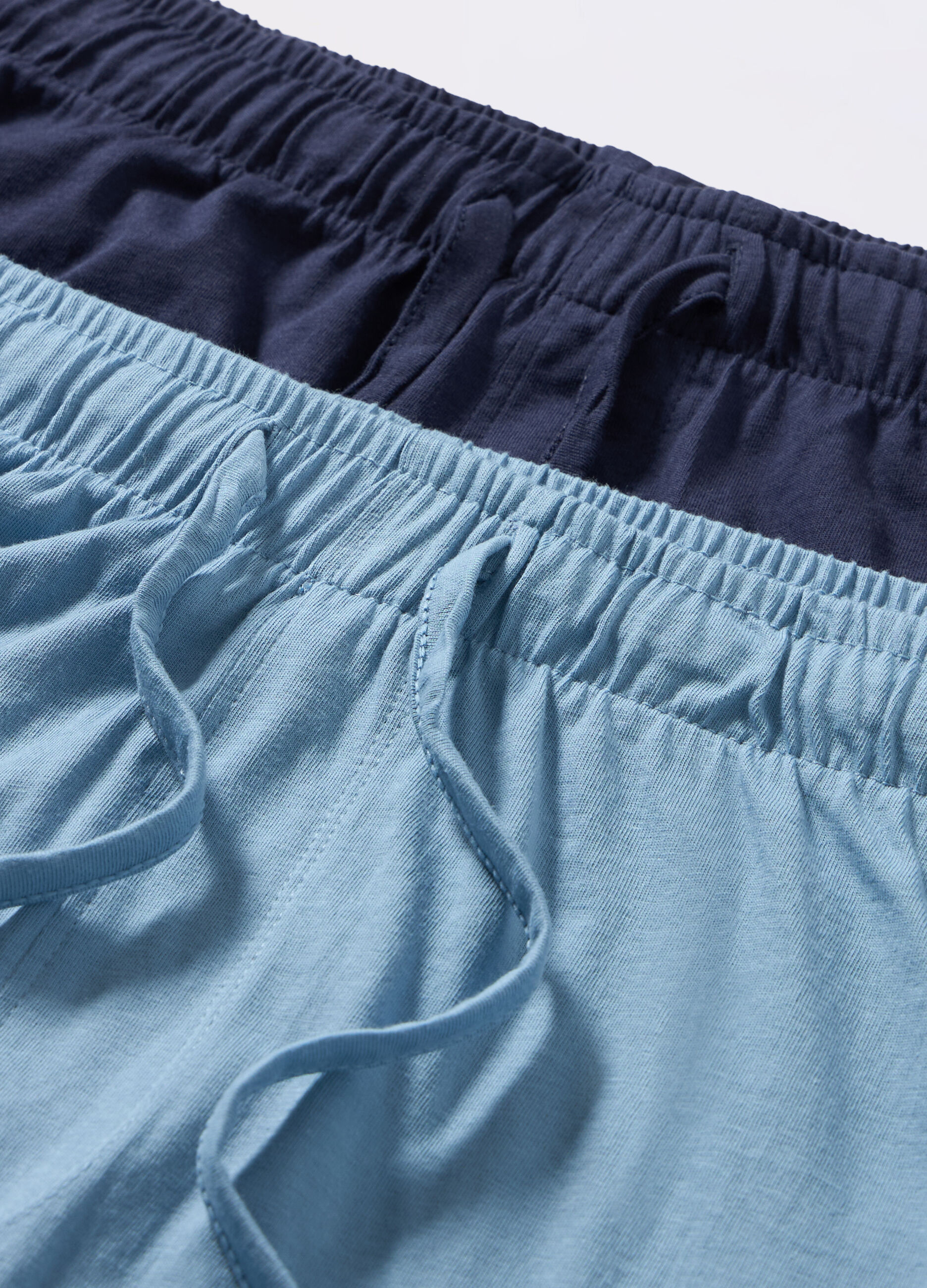 2 pack shorts pigiama in jersey di cotone uomo