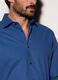 Camicia regular fit in misto cotone con micromotivo uomo_2