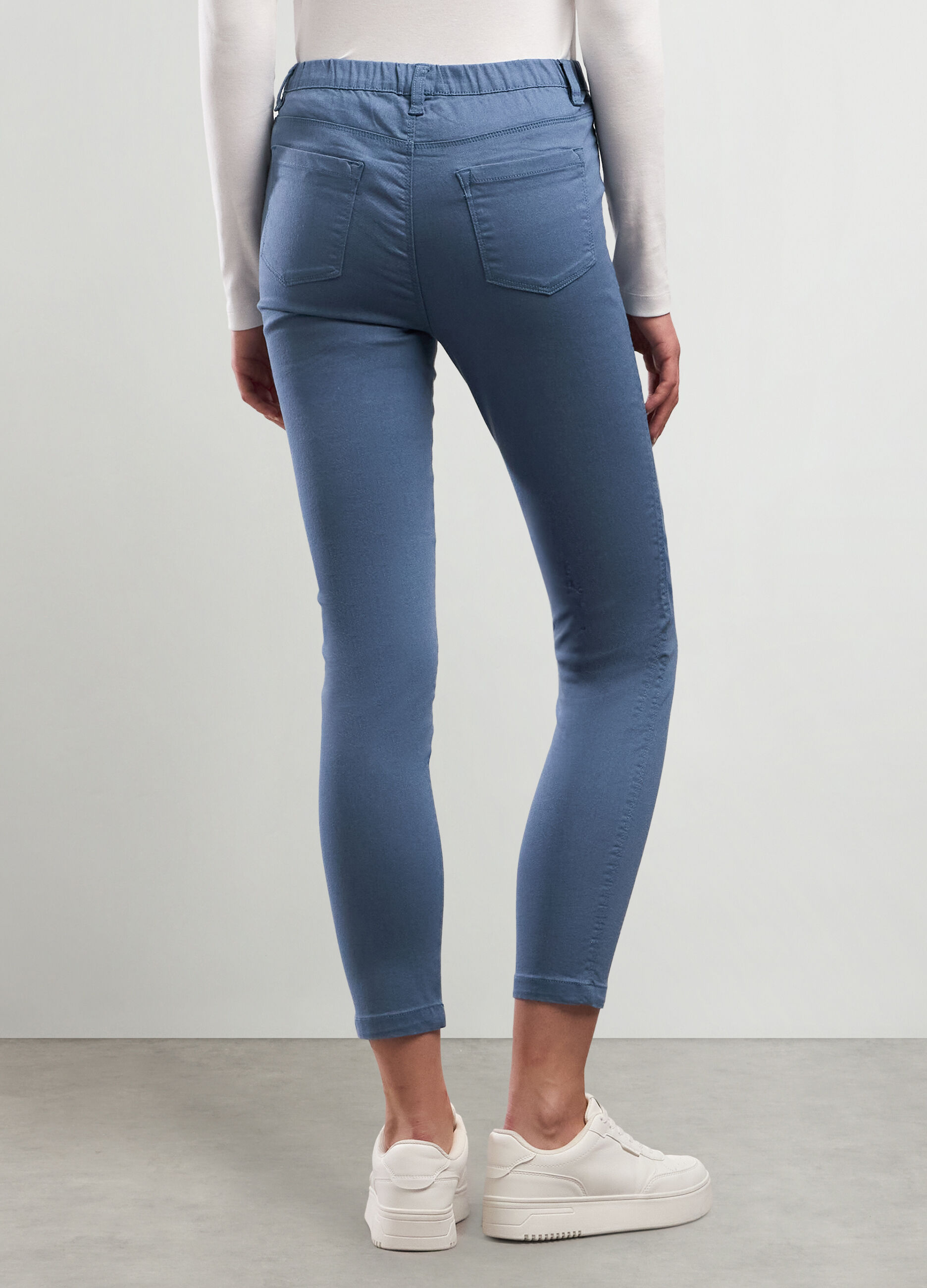 Jeggings in misto cotone stretch donna_1