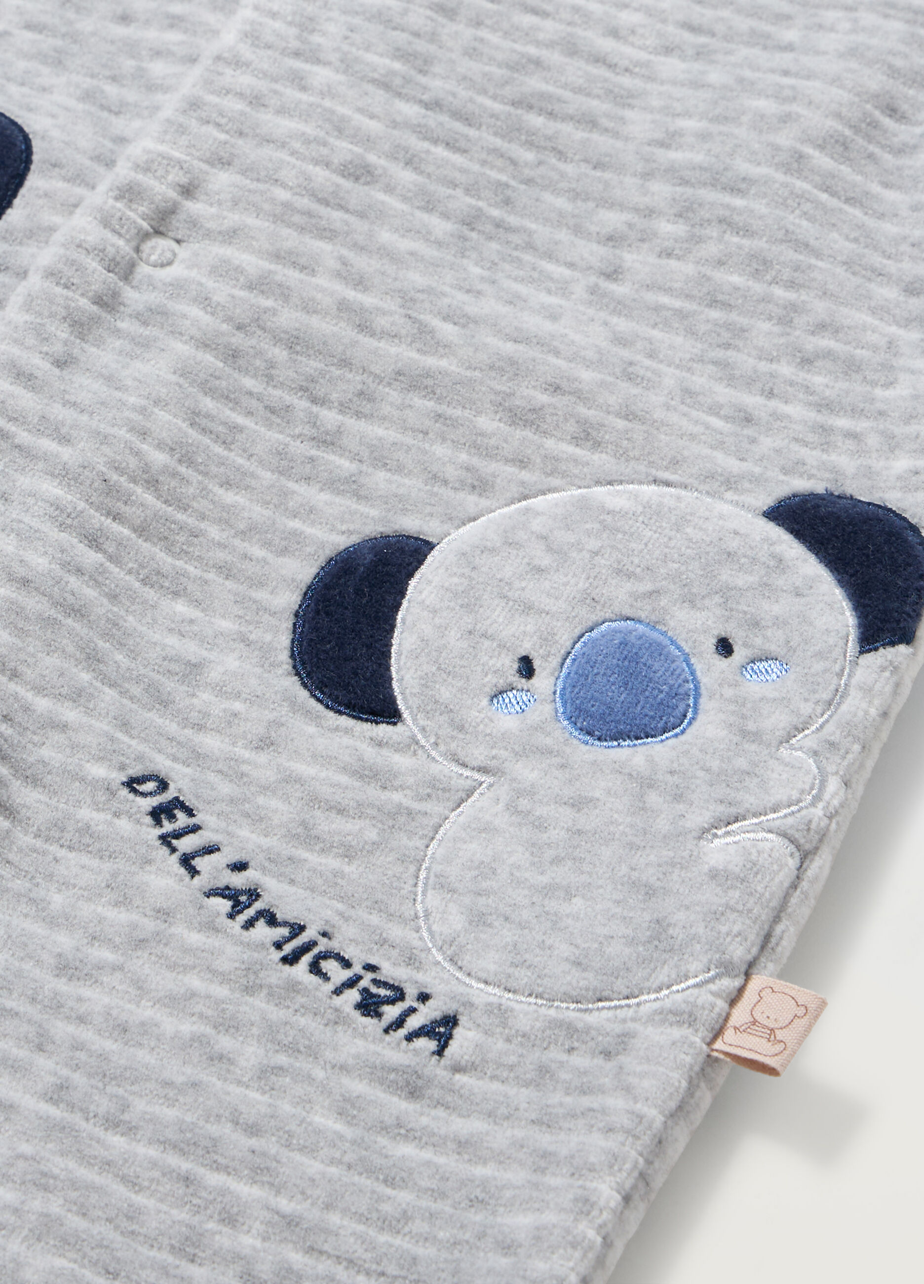 Tutina velours in misto cotone neonato_1