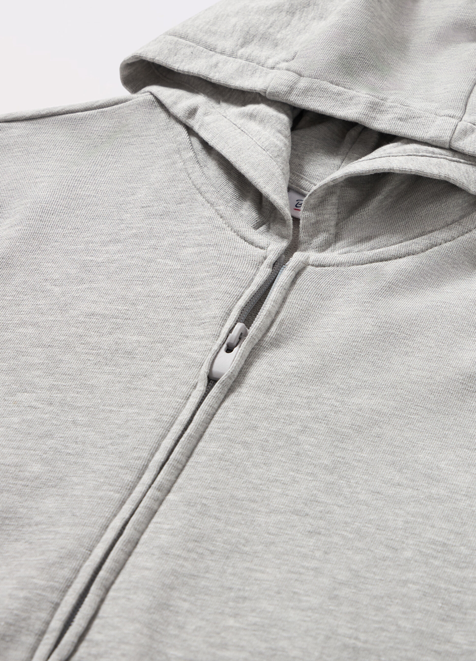 Felpa full zip con cappuccio in puro cotone ragazzo_1