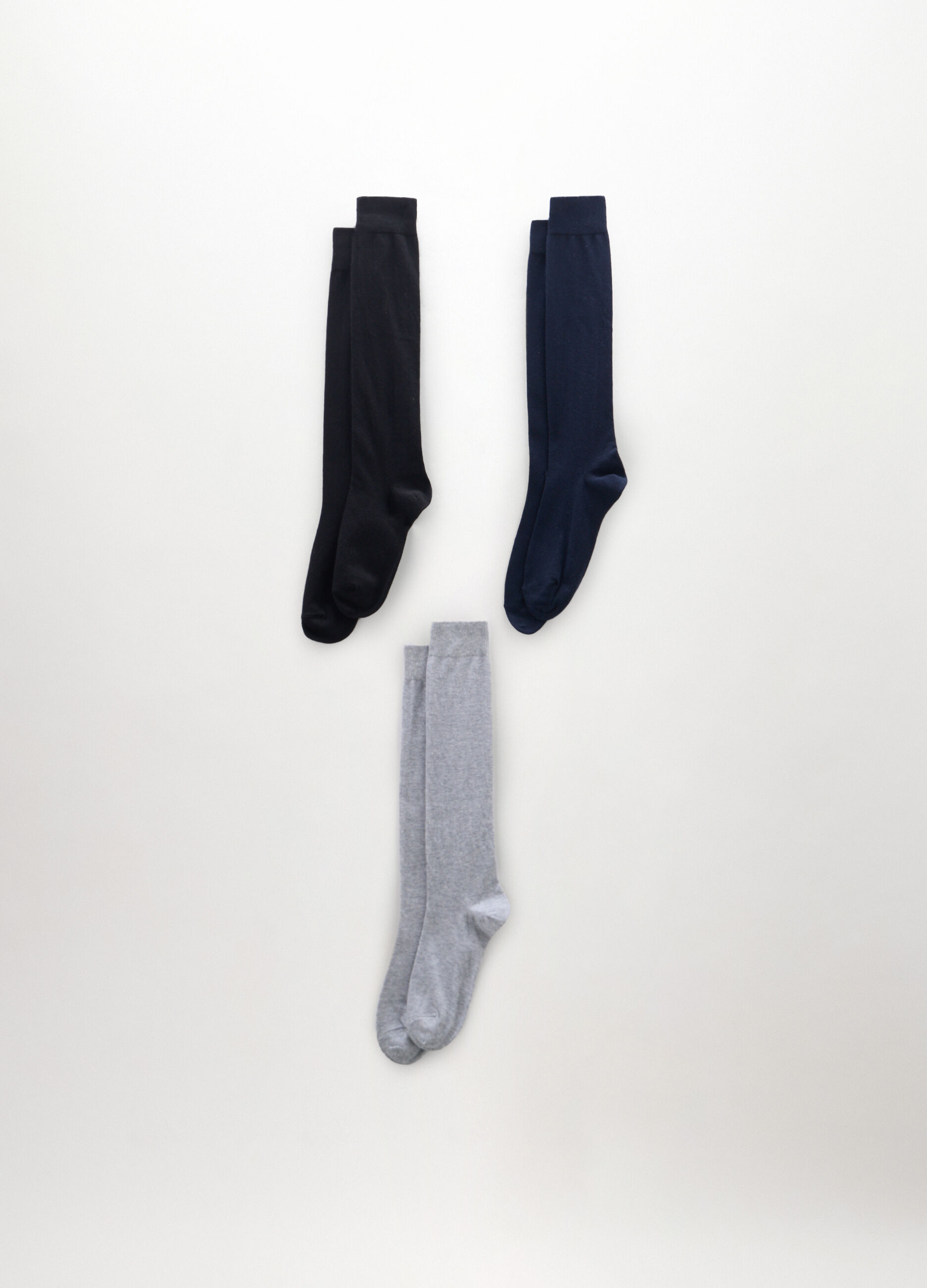 3 pack calze al ginocchio in misto cotone uomo_0