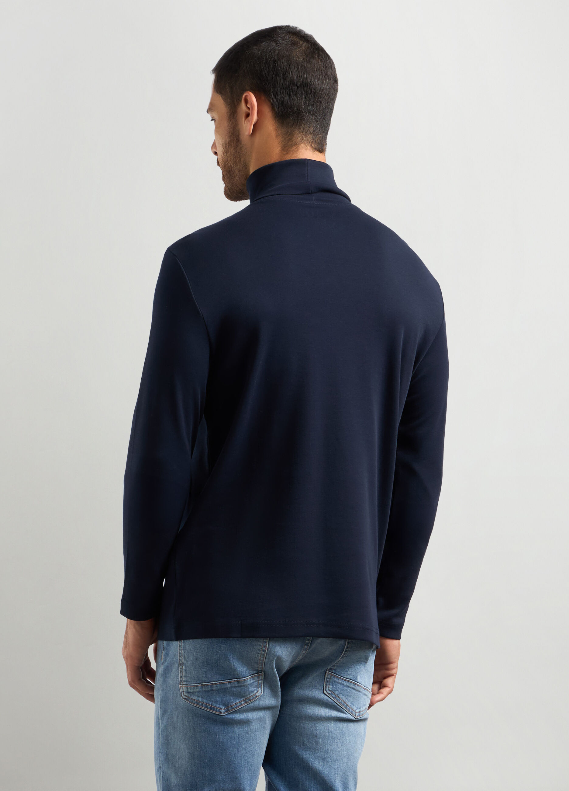 Dolcevita in puro cotone uomo_1