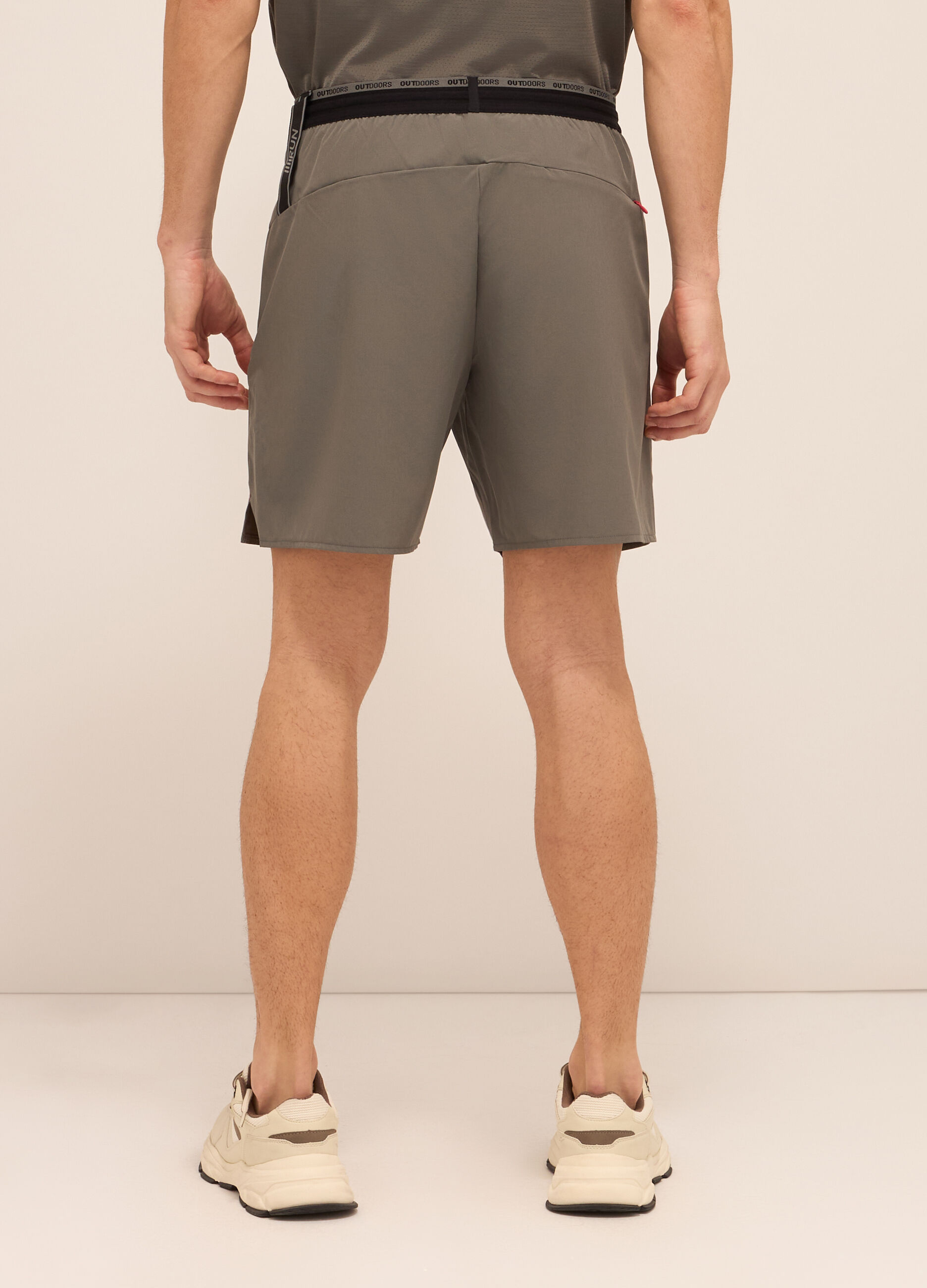 Shorts sportivi in tessuto tecnico uomo _1