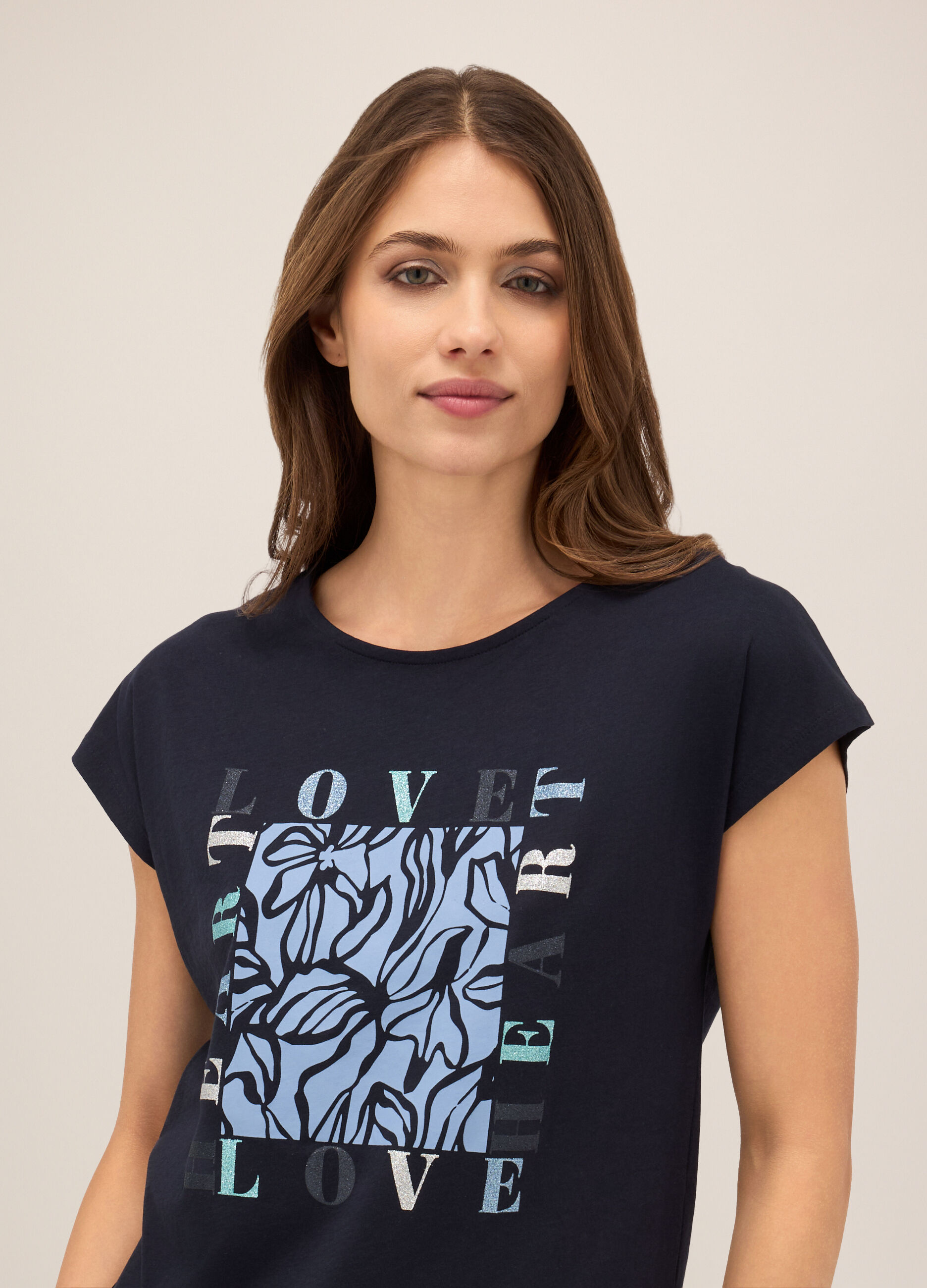T-shirt in puro cotone donna_2