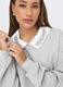 Felpa con inserto camicia donna_4