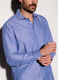 Camicia regular fit in misto cotone uomo_2