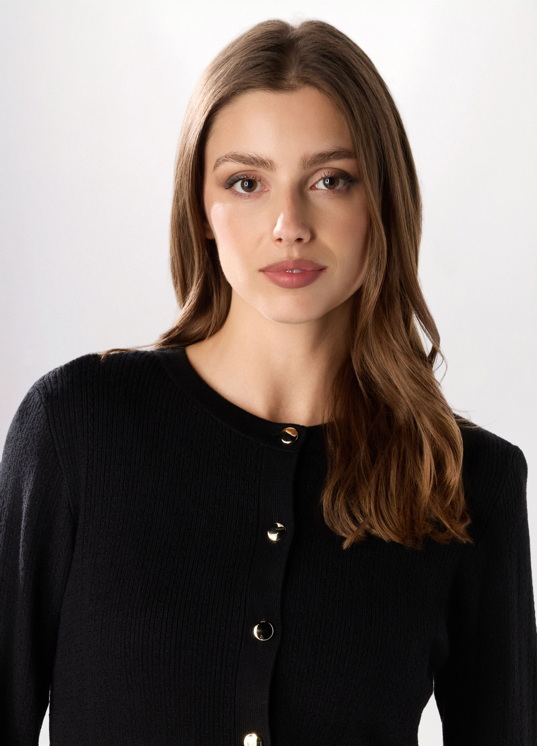Cardigan misto viscosa donna_2