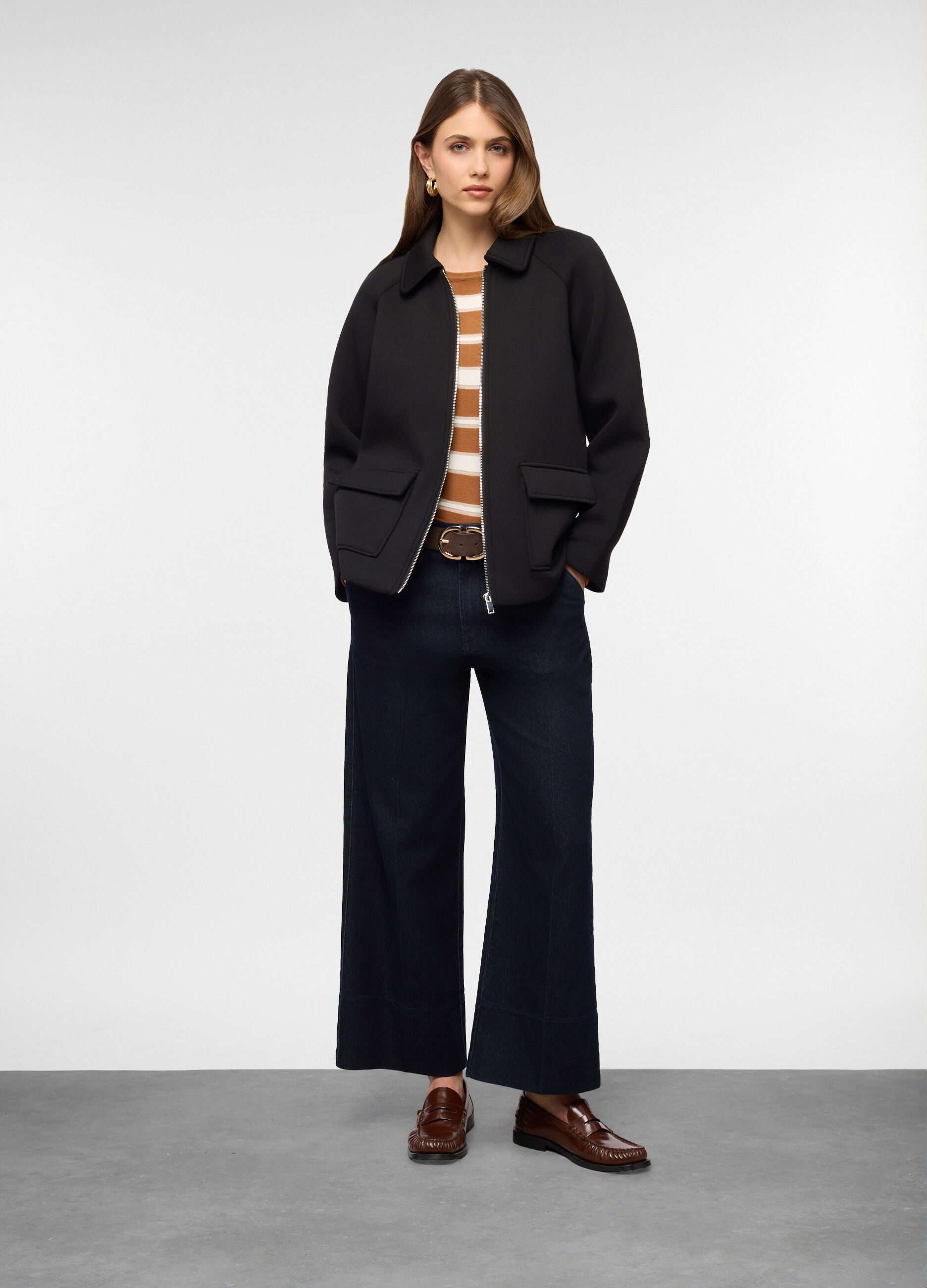 Giacca in scuba donna_0