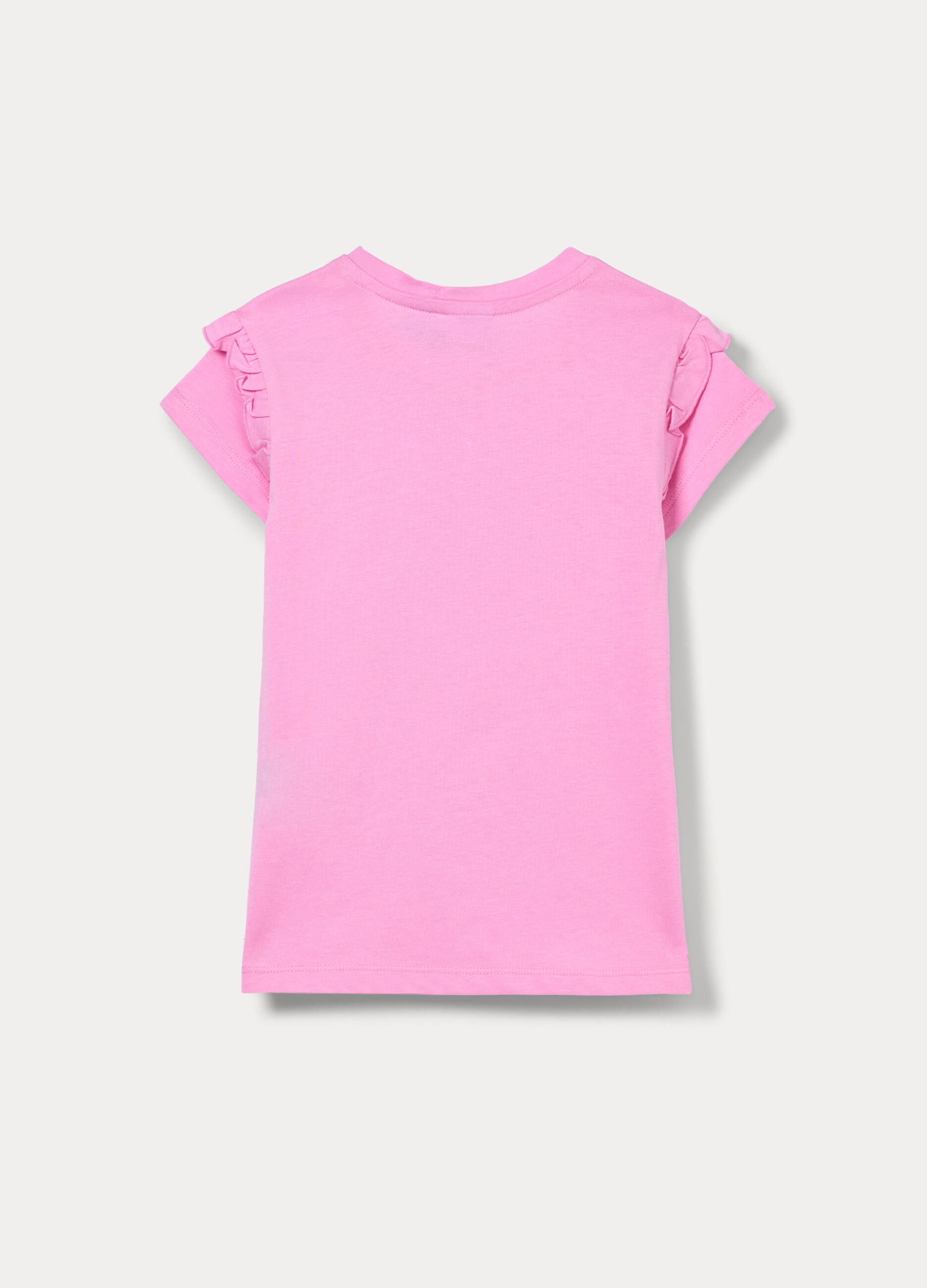 T-shirt in jersey di puro cotone bambina_1