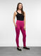 Leggings fit slim in jersey di cotone stretch donna_0