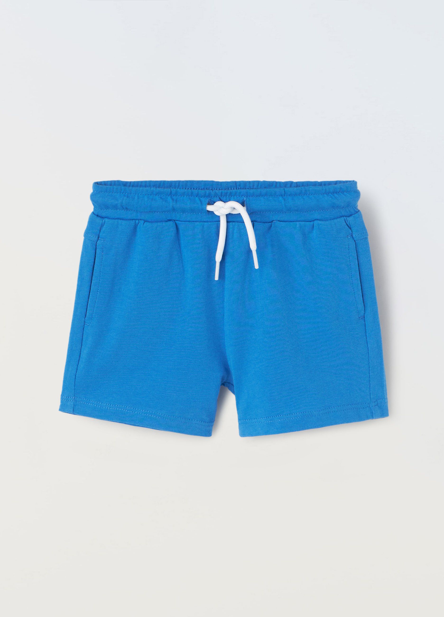 Shorts in puro cotone neonato