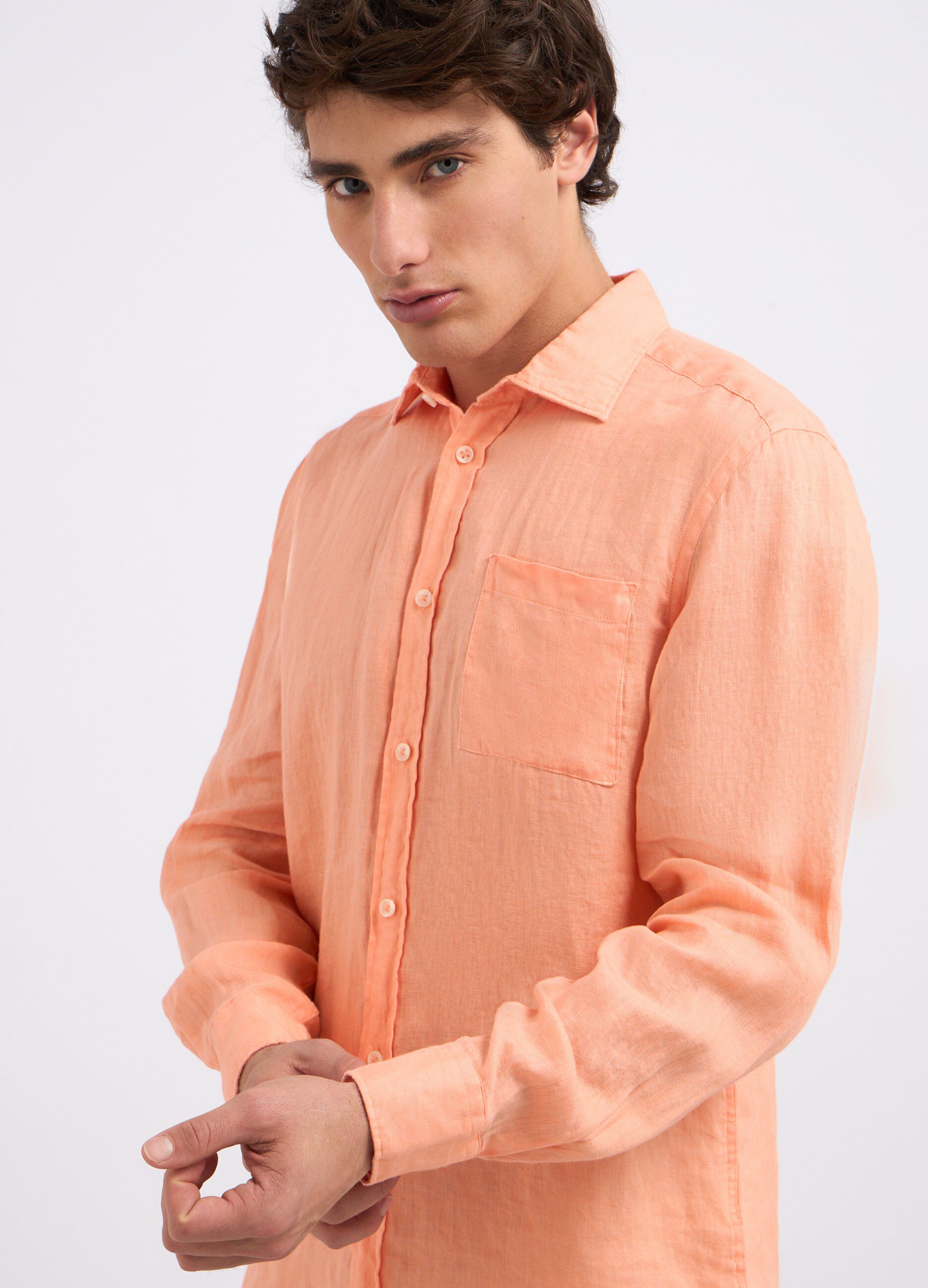 Camicia in puro lino uomo_2