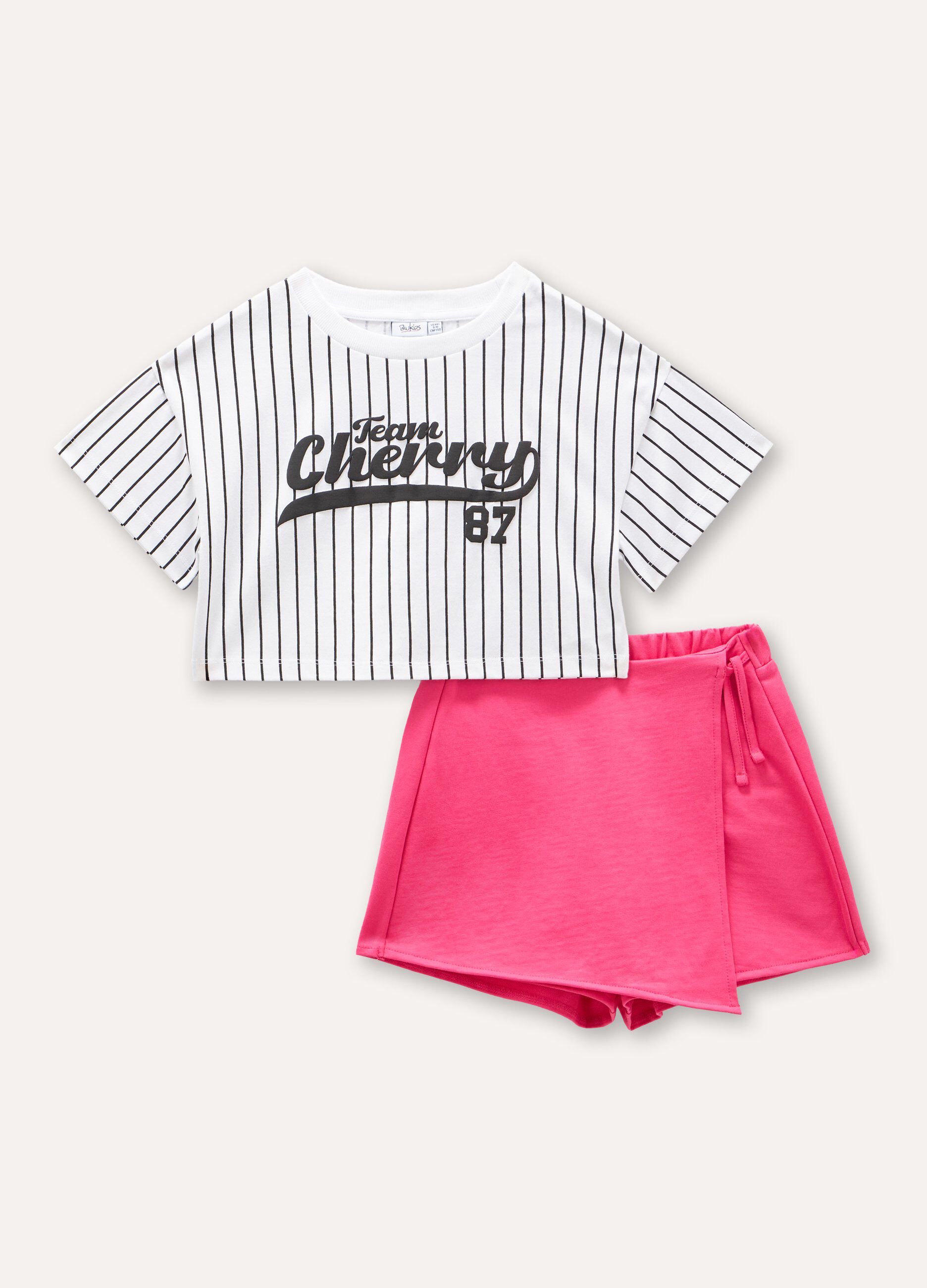Jogging set in puro cotone ragazza_0