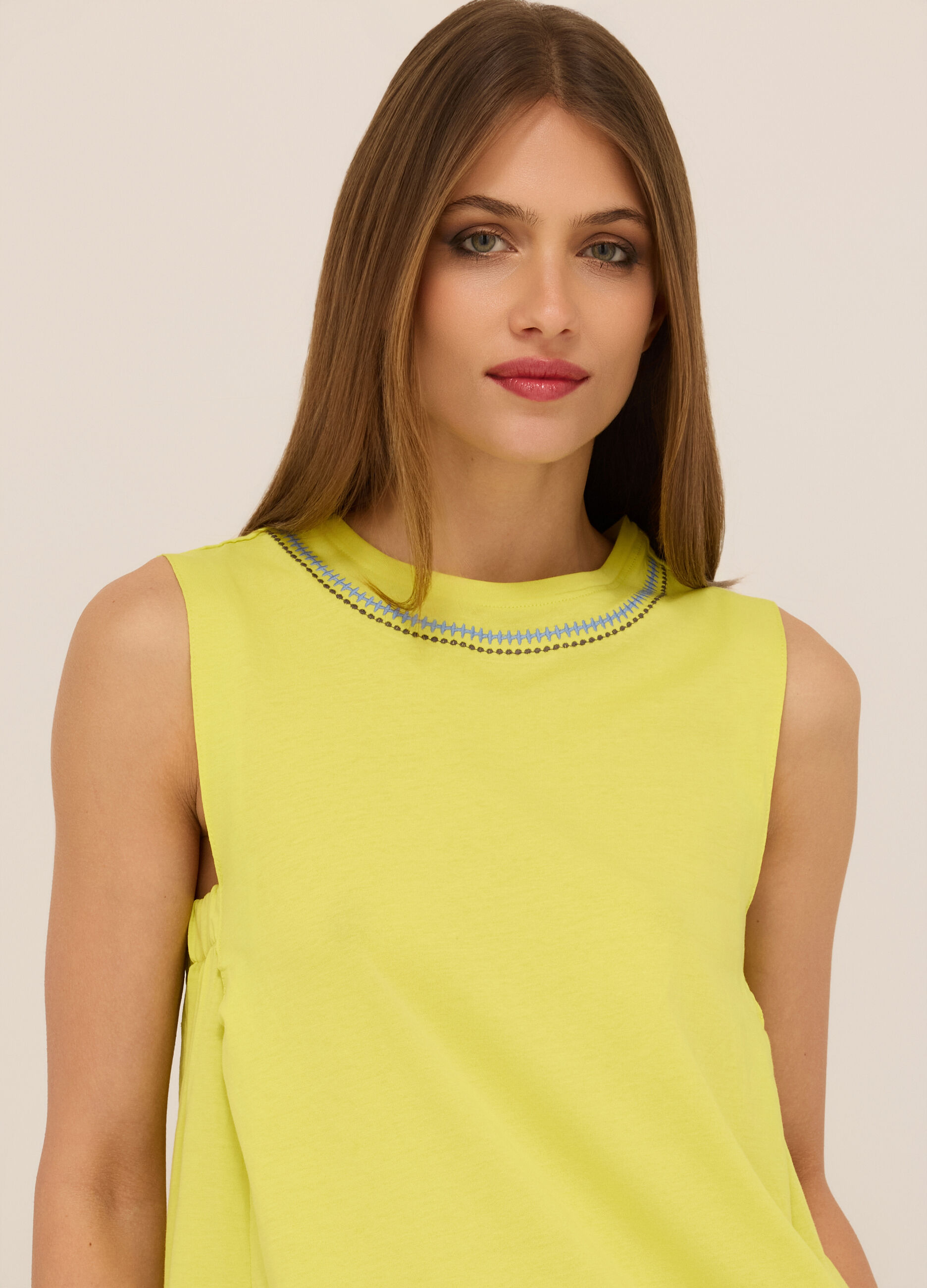 Canotta in jersey di puro cotone donna_2