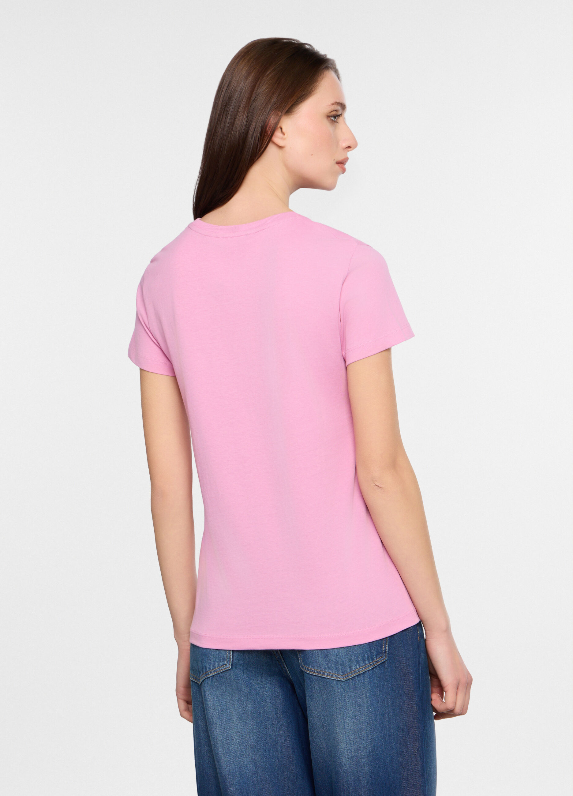 T-shirt girocollo donna_1