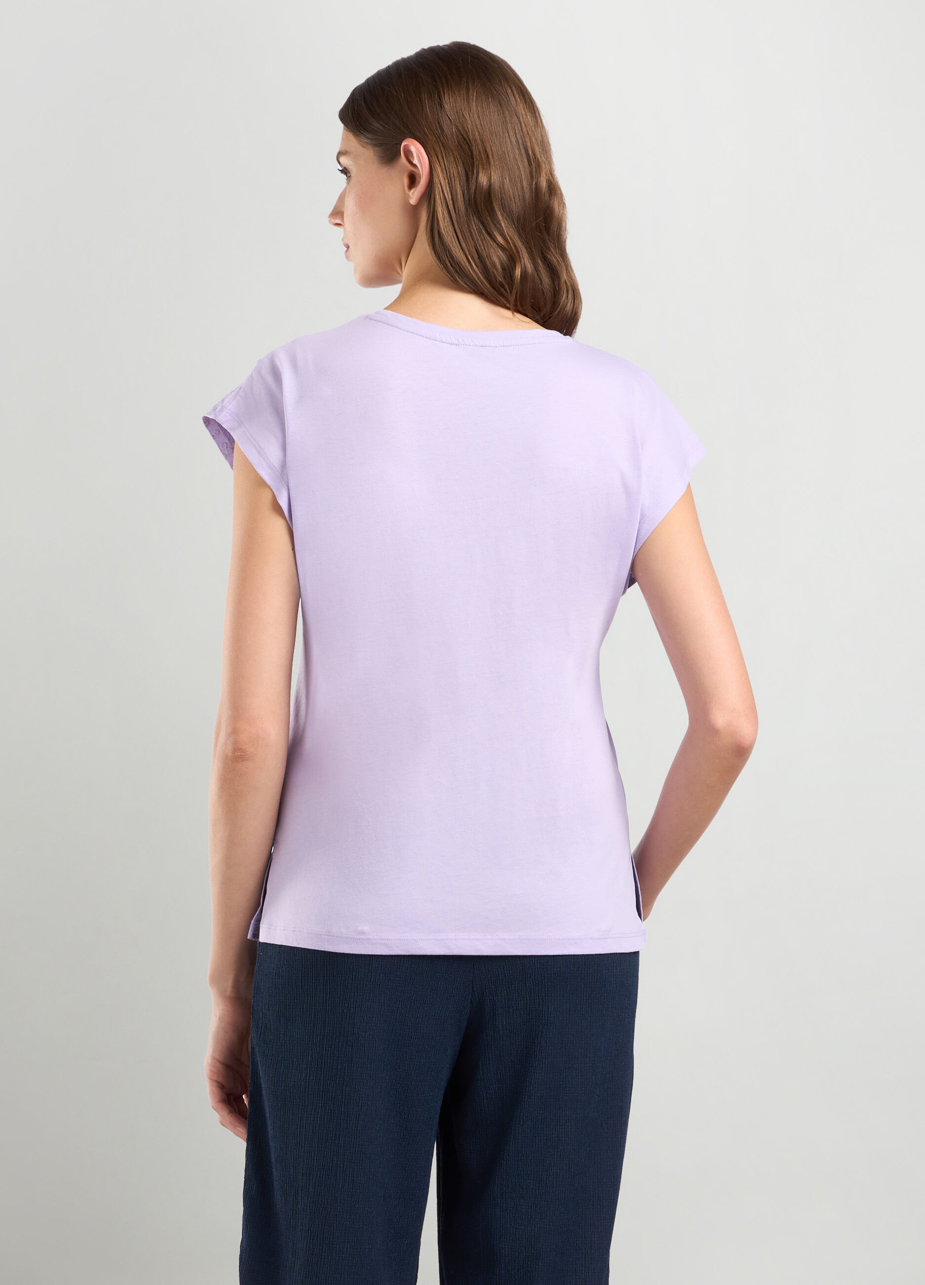 T-shirt in puro cotone donna_1