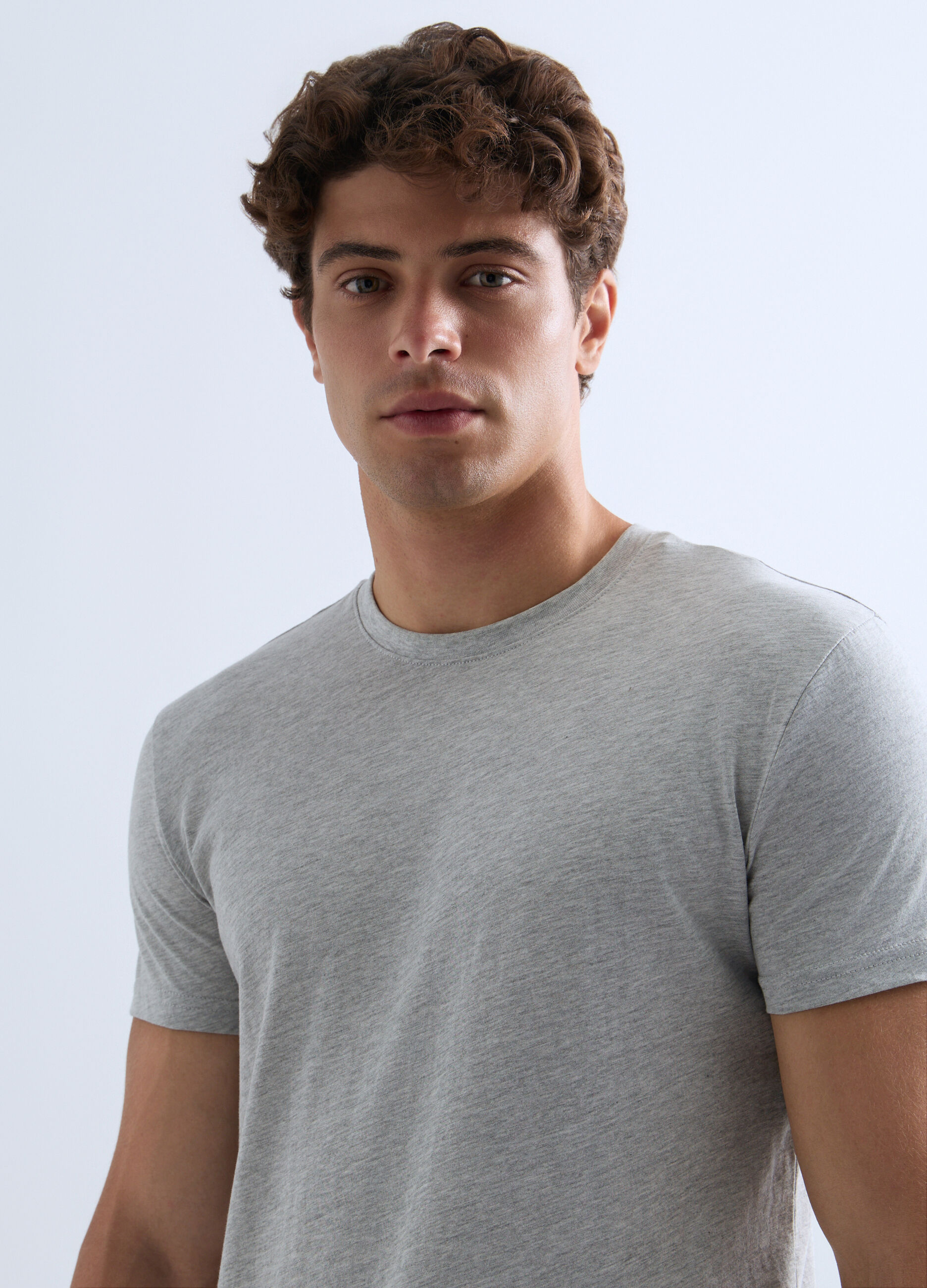 T-shirt girocollo in jersey uomo_2