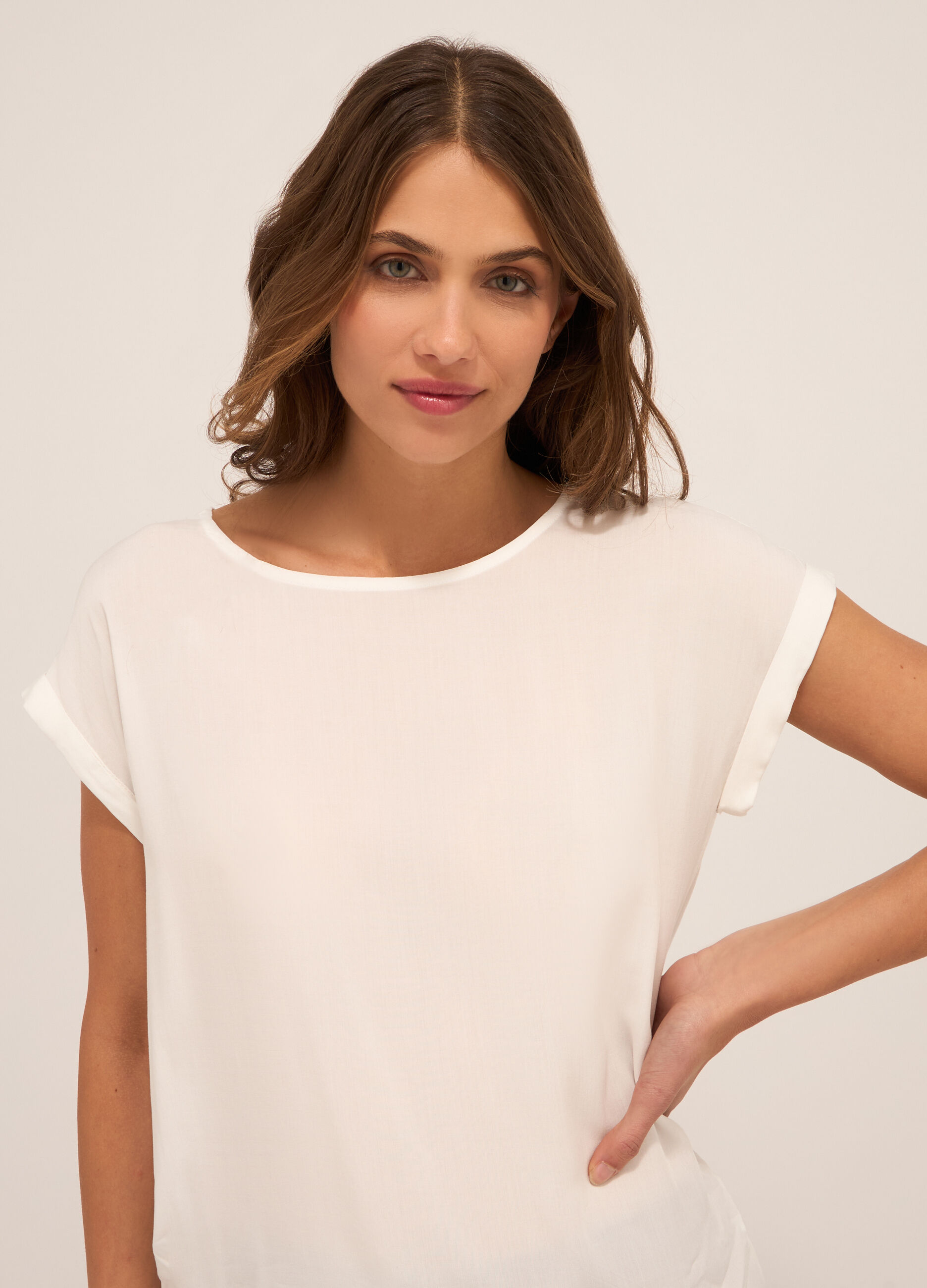 Blusa in pura viscosa donna_2