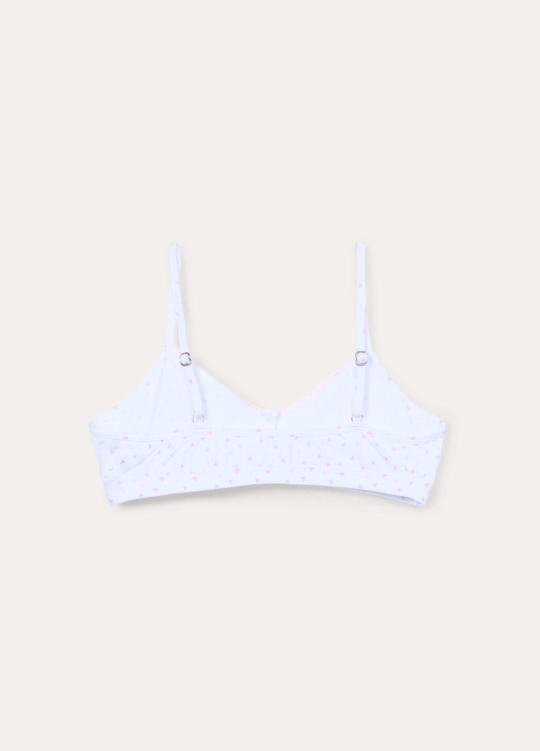 Reggiseno a triangolo in jersey di cotone stretch ragazza_1