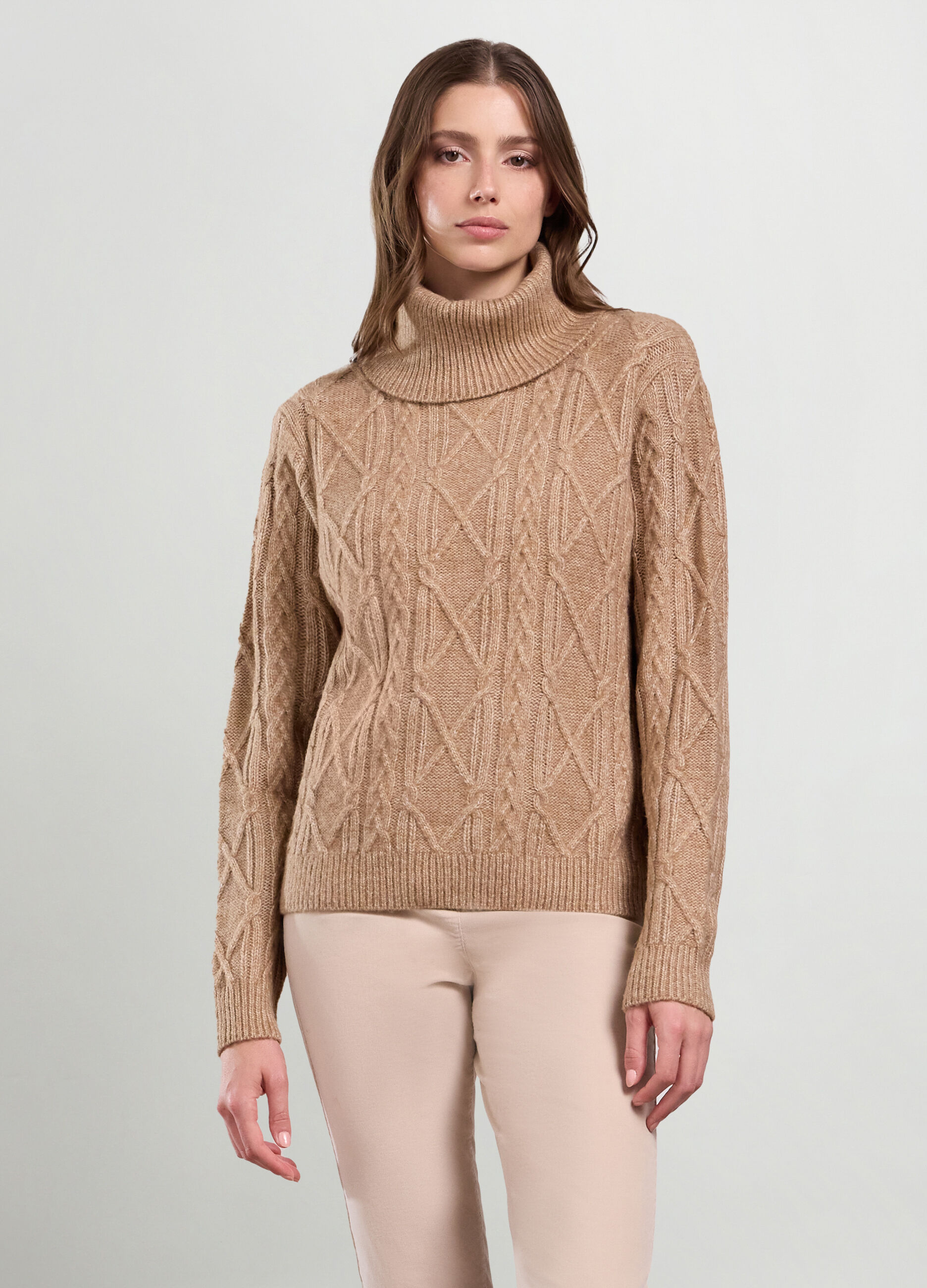 Pullover collo alto donna store