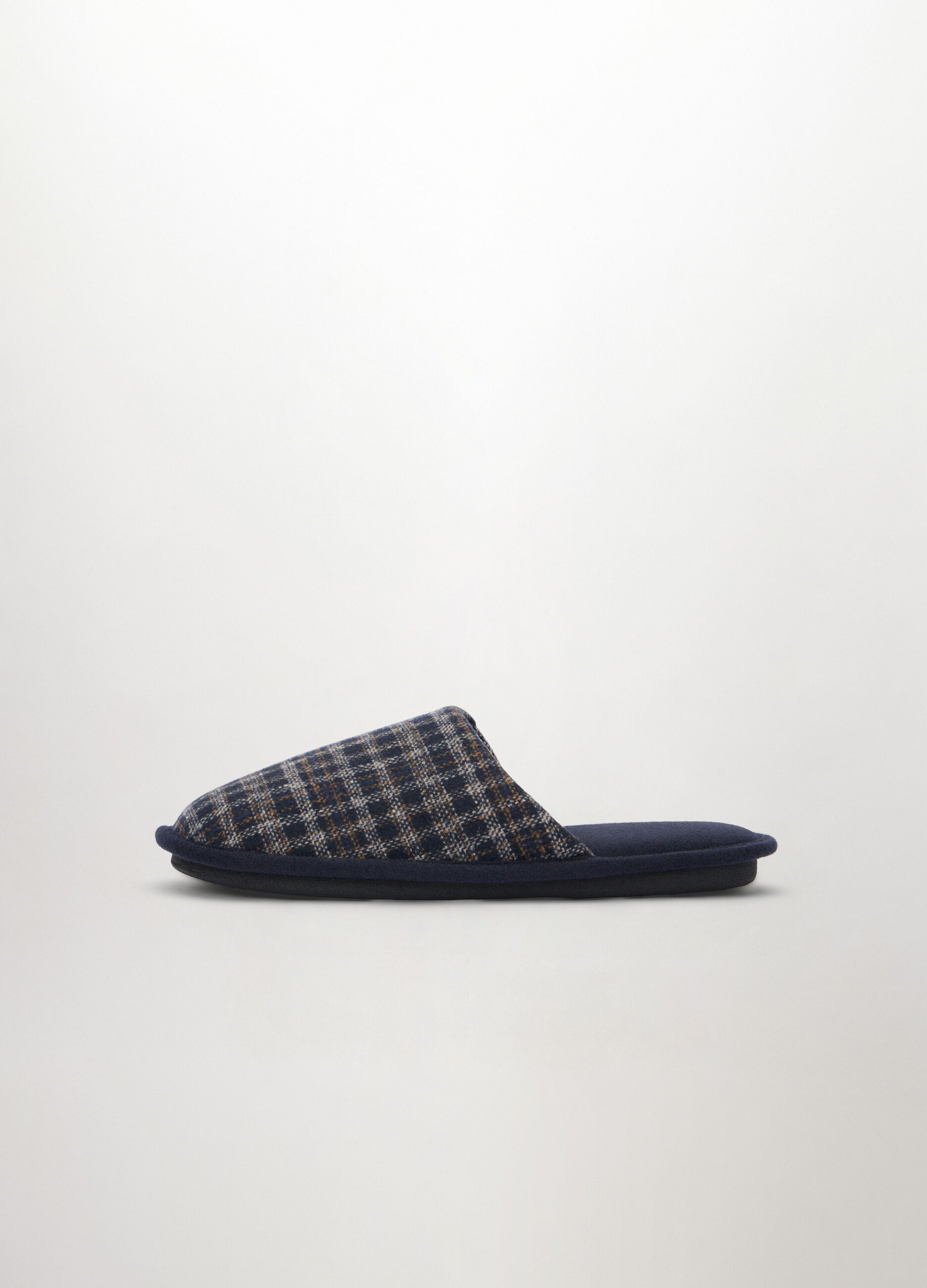 Pantofole motivo a quadri uomo_0