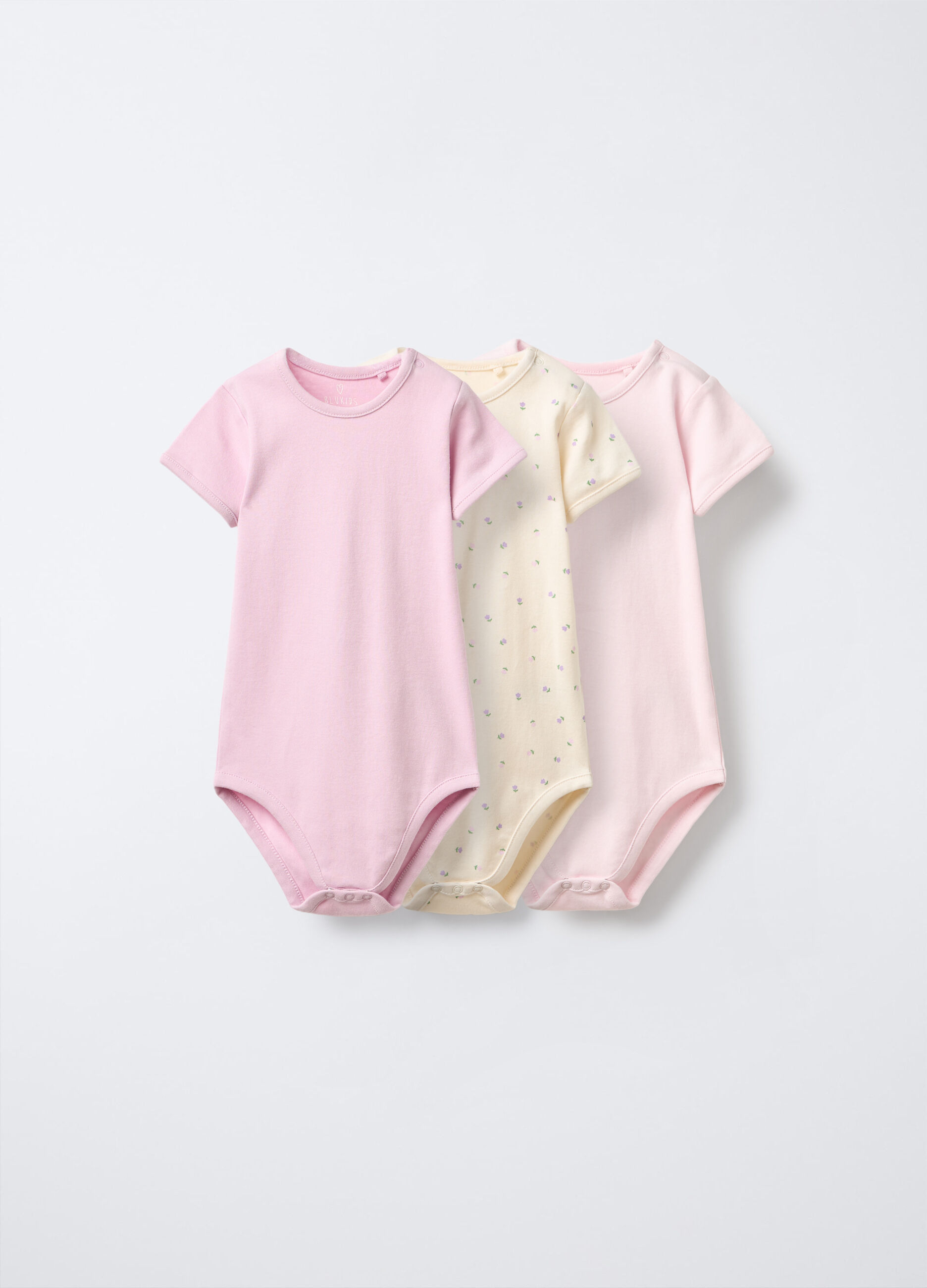 Pack 3 body in interlock di puro cotone _0