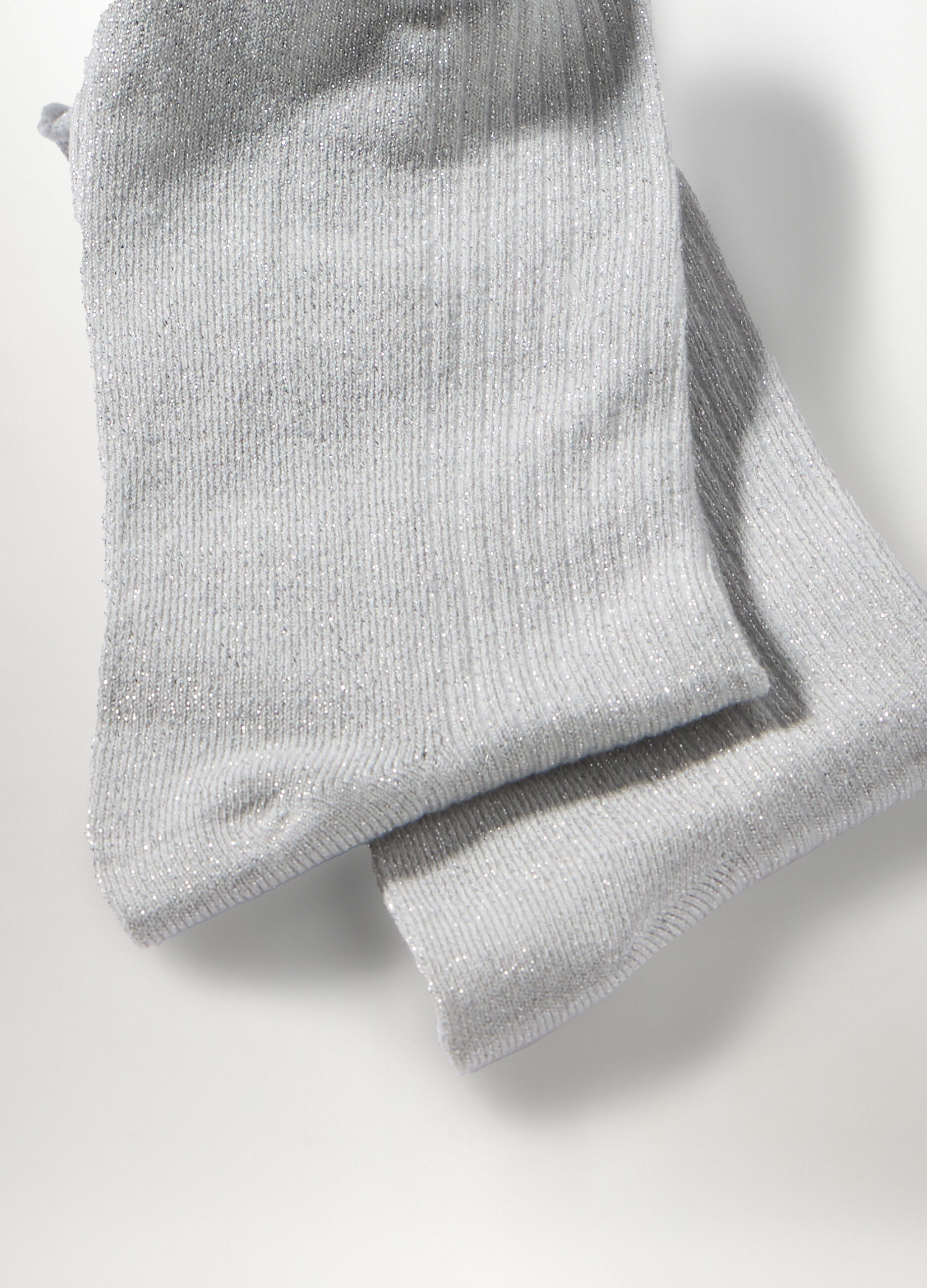 Calze lunghe in costina misto cotone donna_1