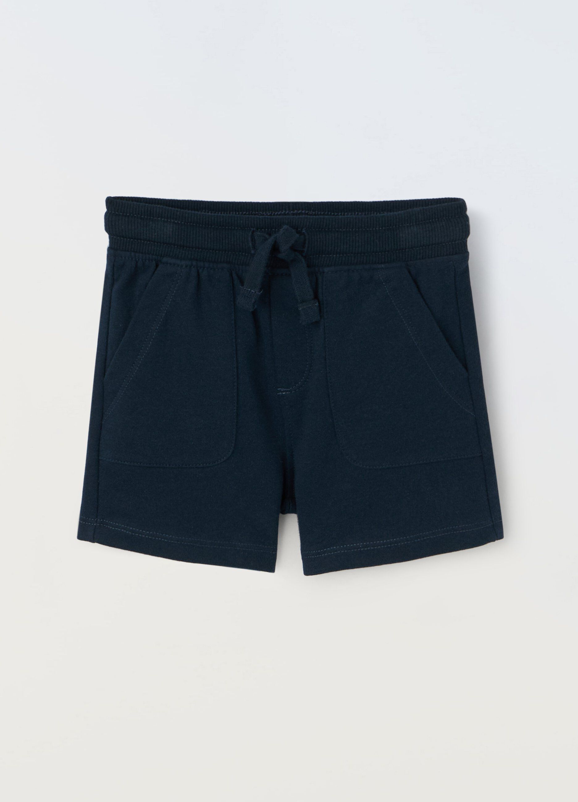 Shorts in puro cotone neonato_0