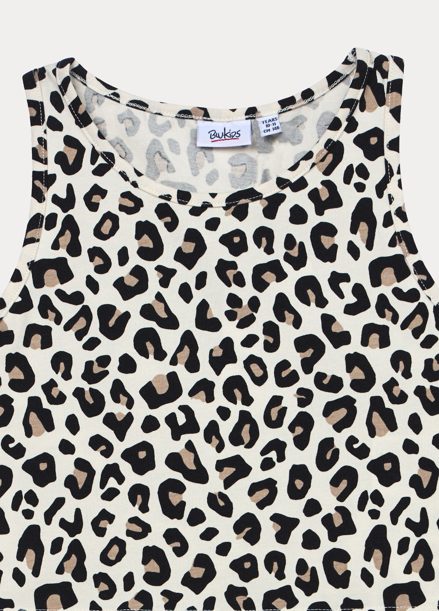 Canotta fitted in jersey stretch ragazza