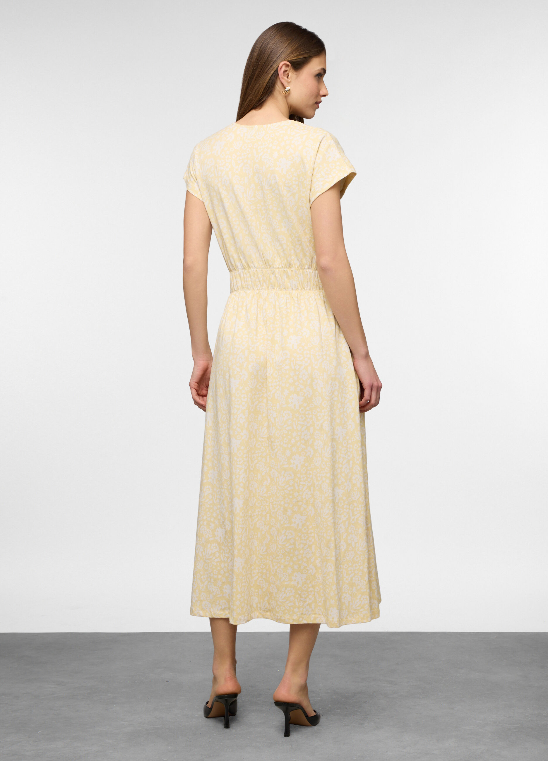 Abito lungo stretch donna_1