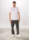 Jeans 5 tasche regular in denim di cotone uomo_0