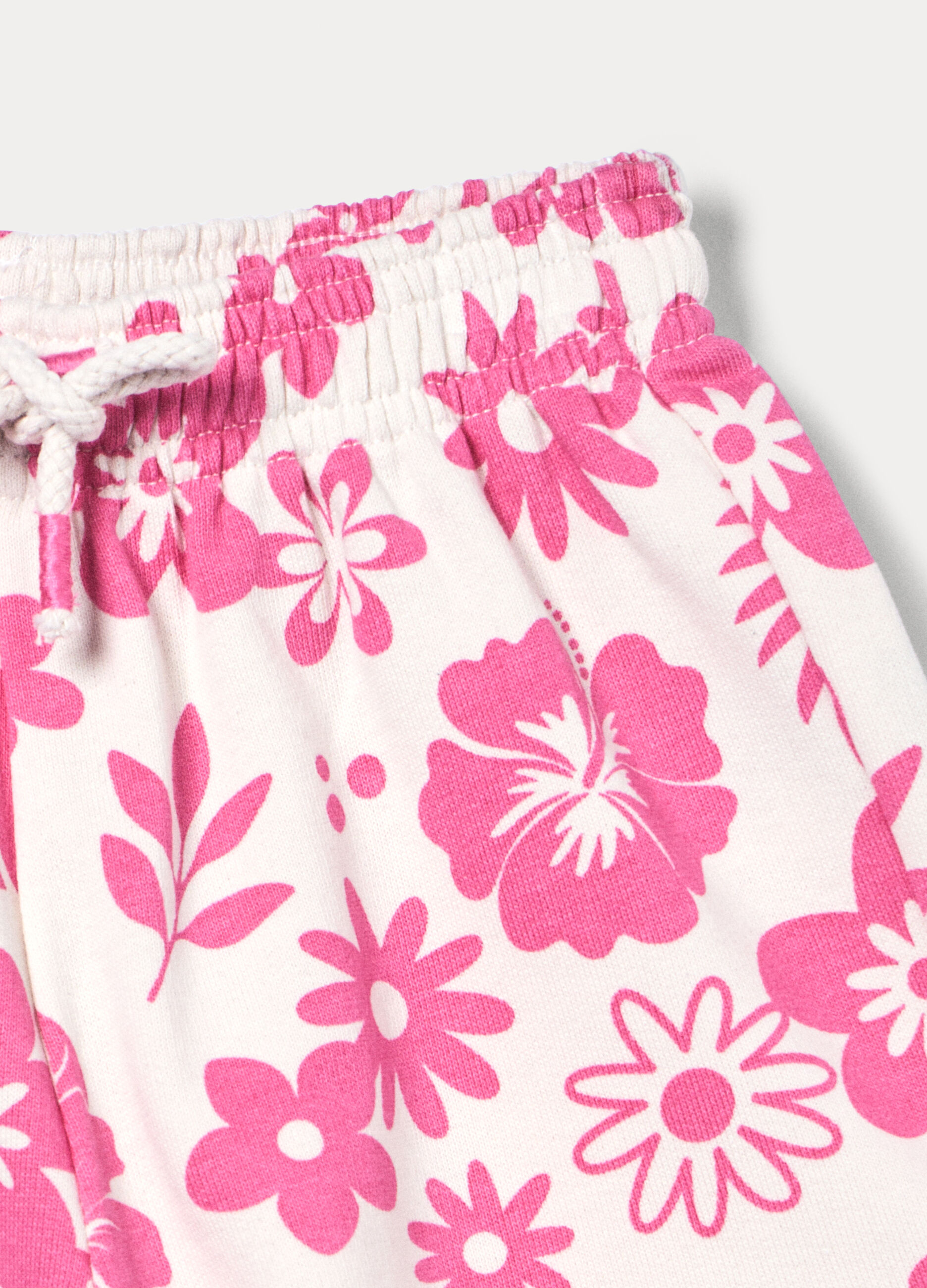 Shorts in french terry di puro cotone bambina_2