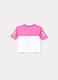T-shirt con scollo a V ragazza_1