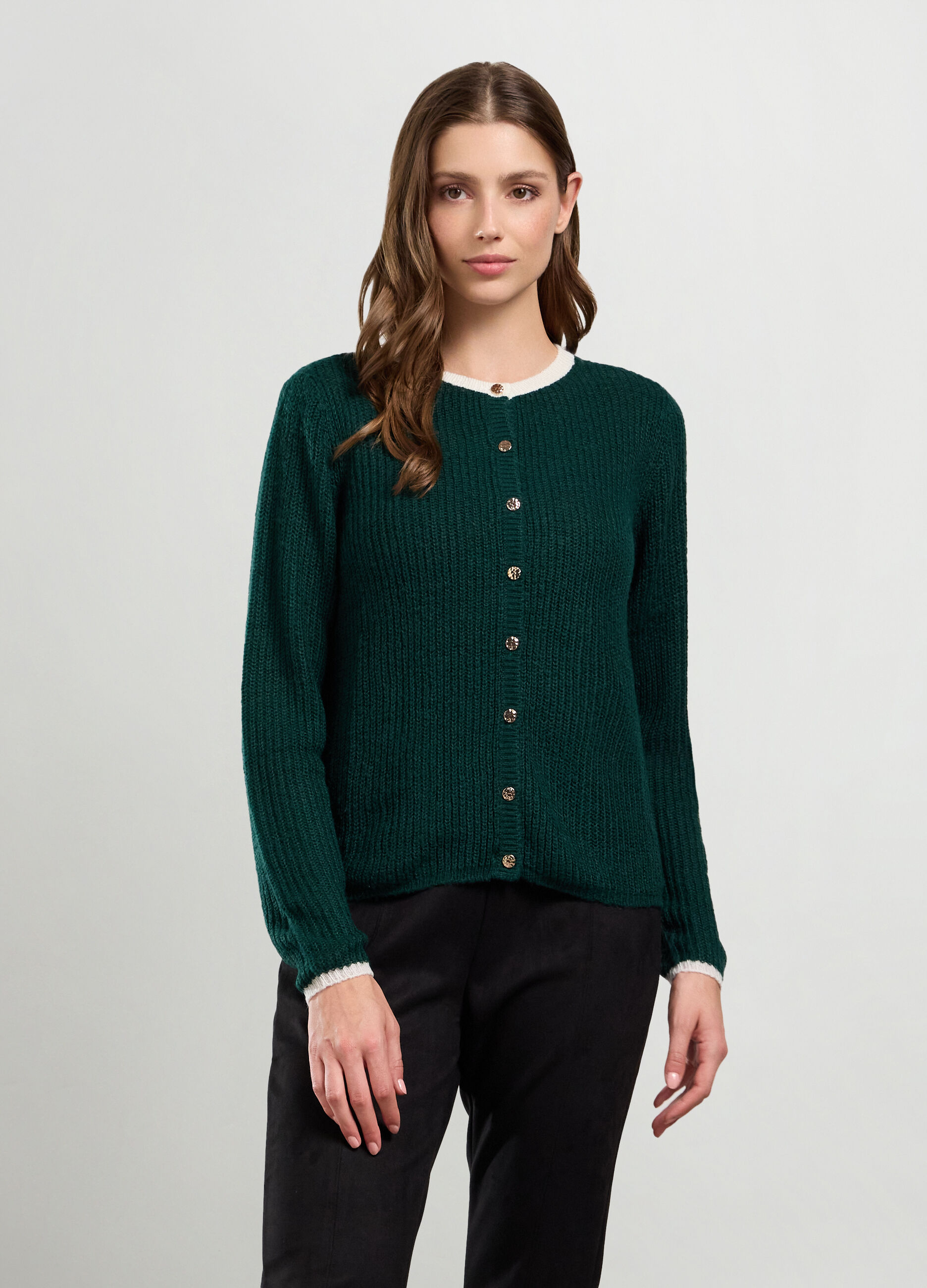 Cardigan tricot donna_0