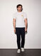 Jeans slim fit in denim di cotone elasticizzato uomo_0