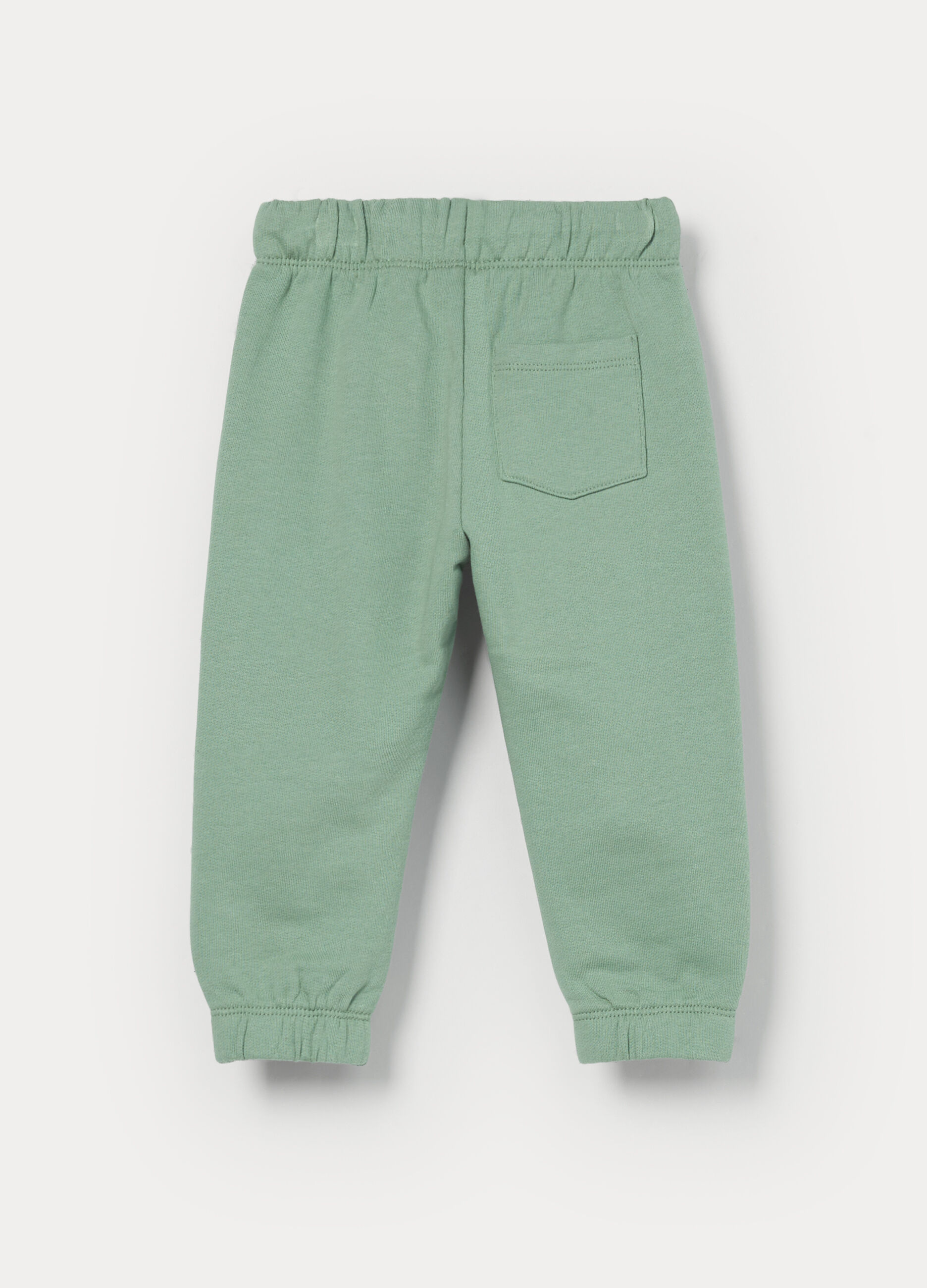 Jogger in french terry di puro cotone bimbo_1