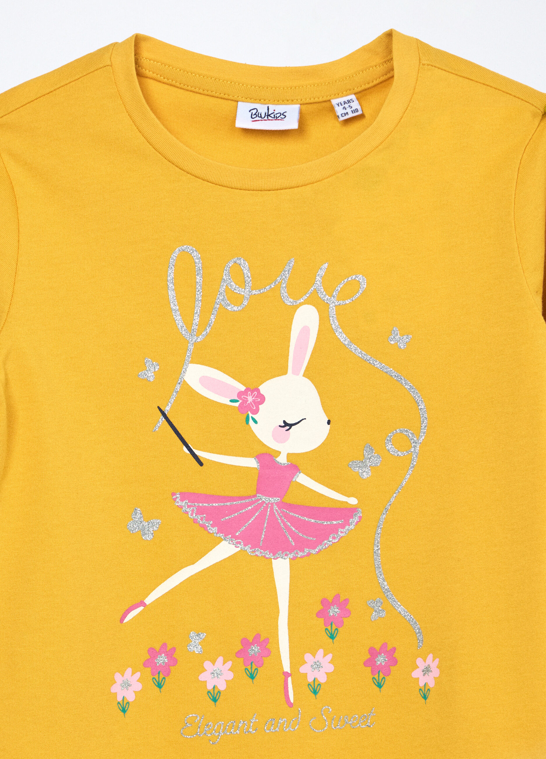 T-shirt in jersey di puro cotone bambina_2