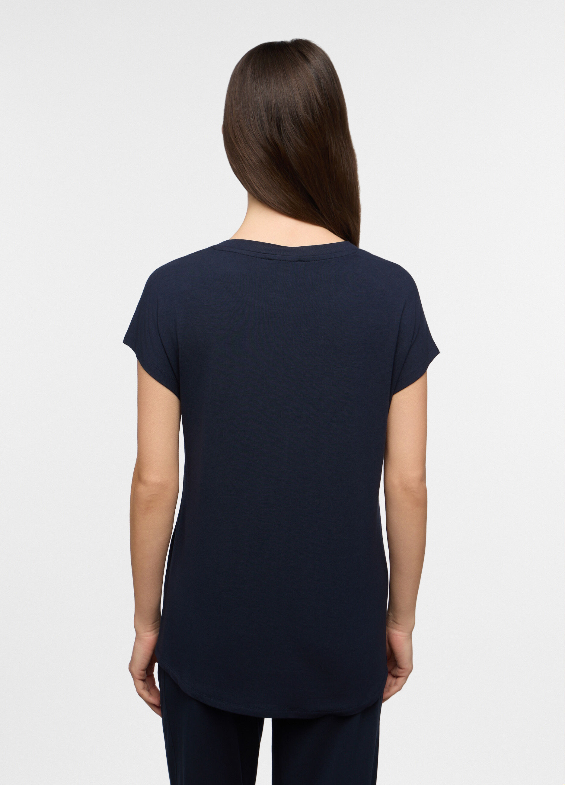 T-shirt girocollo Fit Over donna _1