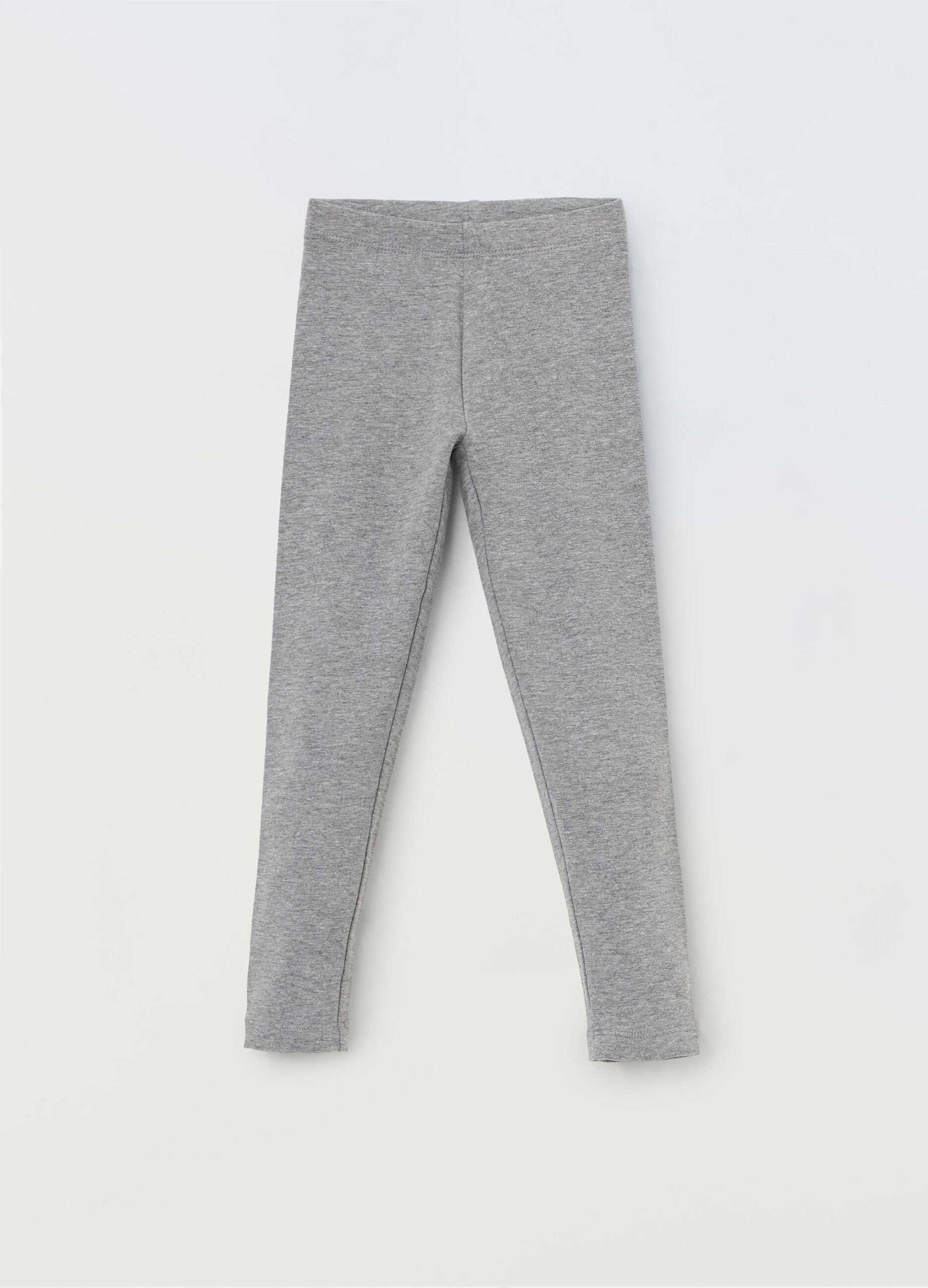 Leggings in french terry stretch bambina_0