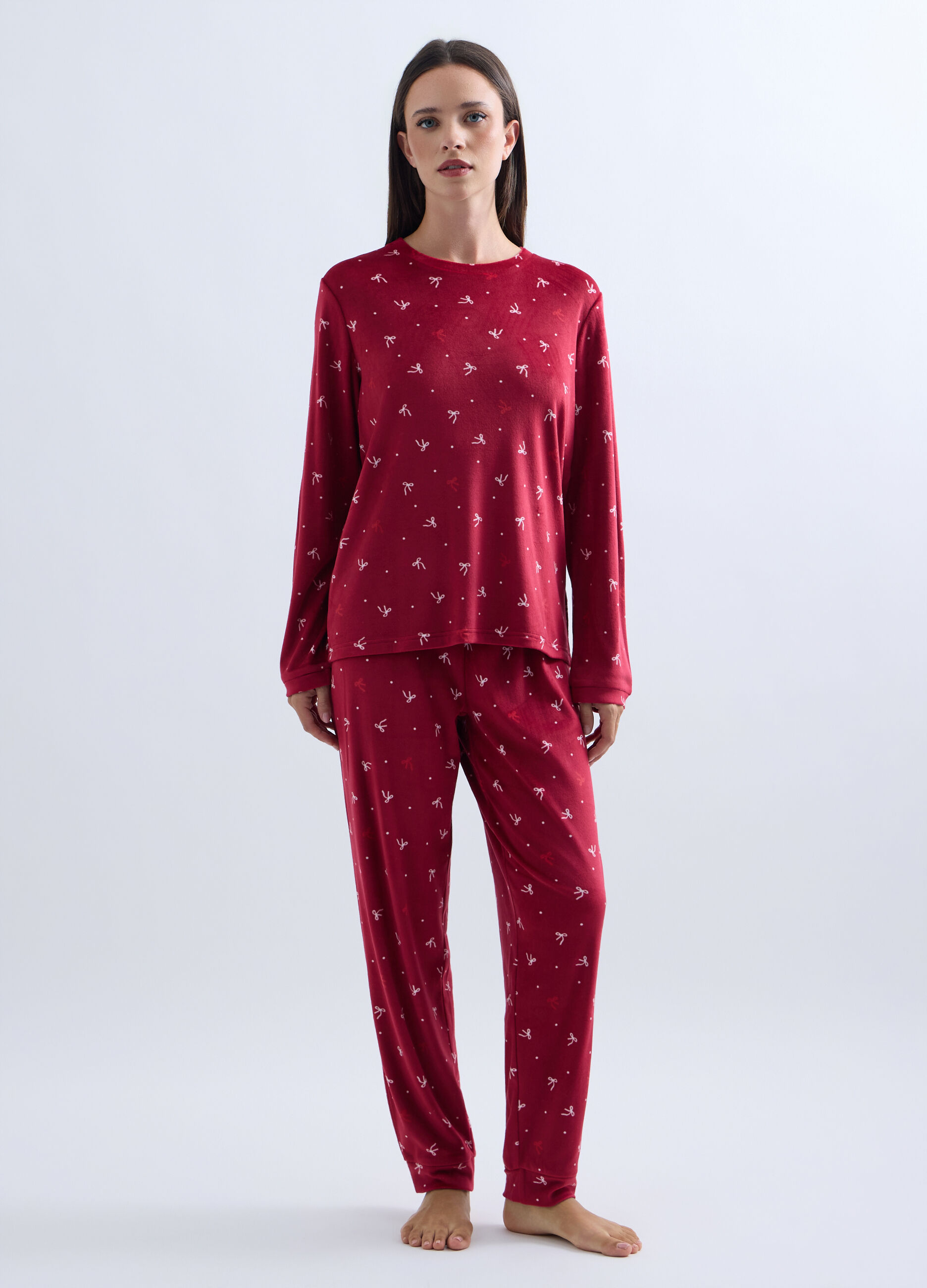 Set pigiama velour stretch donna_0