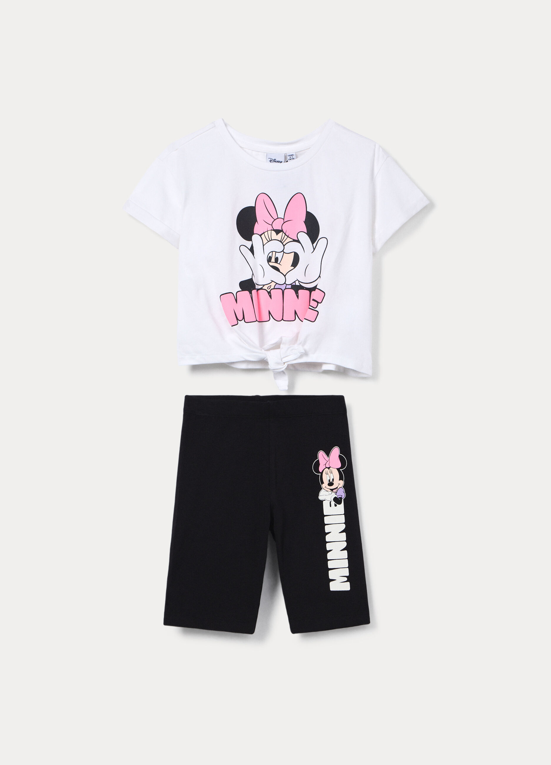 Jogging set Disney in jersey di cotone stretch bambina_0
