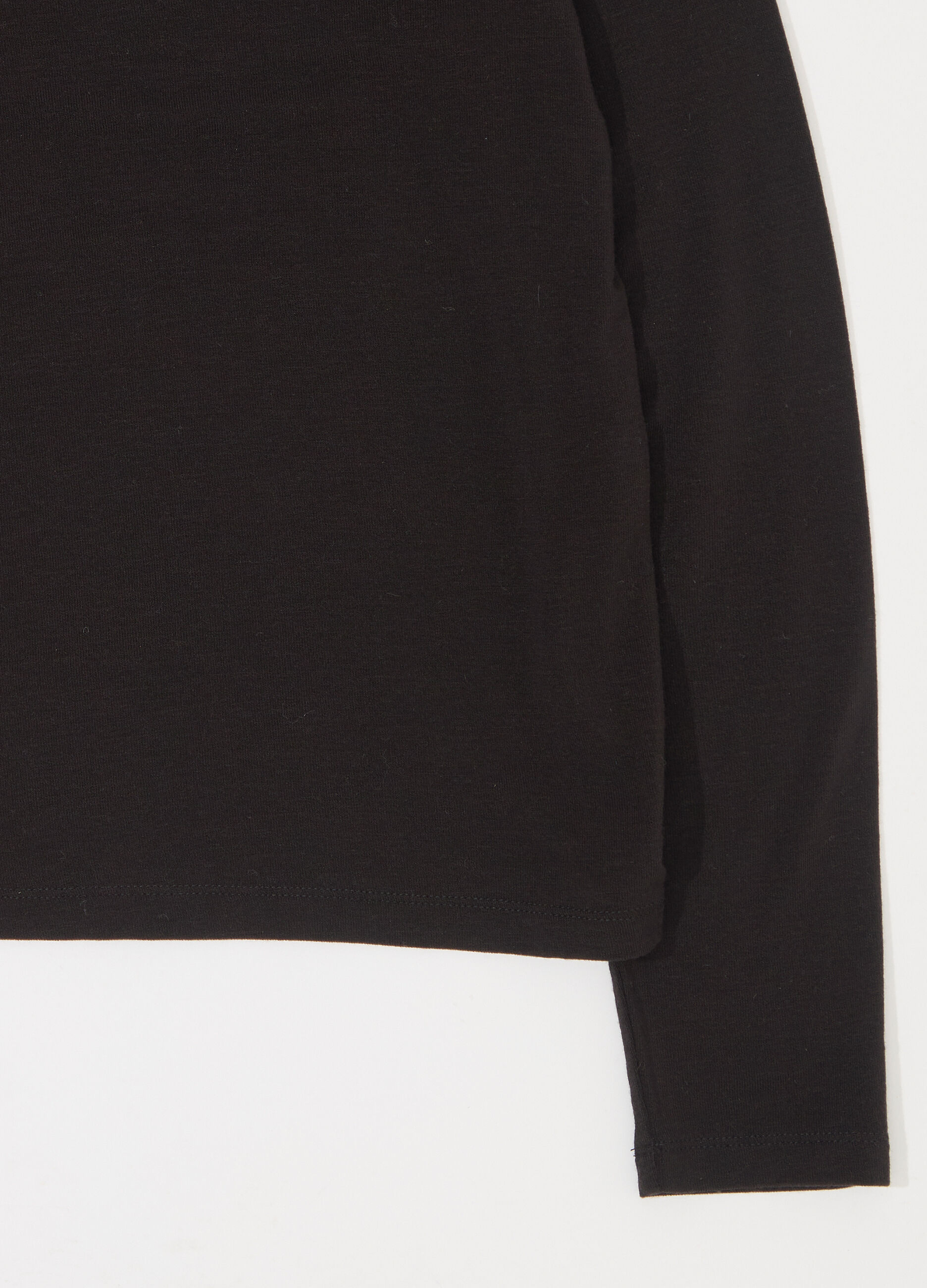 T-shirt a manica lunga in misto lana donna_6