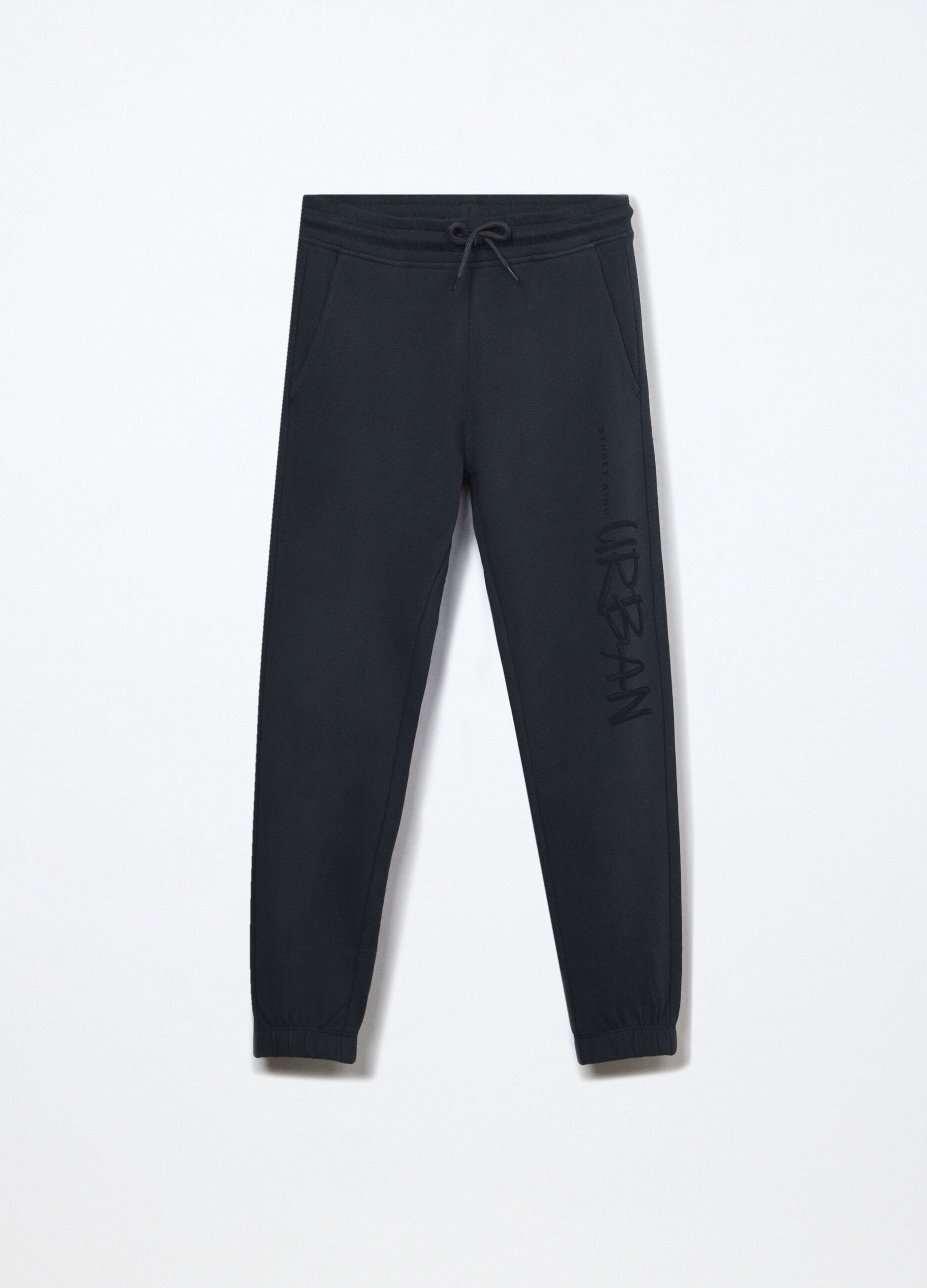 Jogger cargo in french terry di puro cotone ragazzo_0