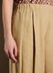 Pantaloni palazzo wide leg in puro lino donna_3