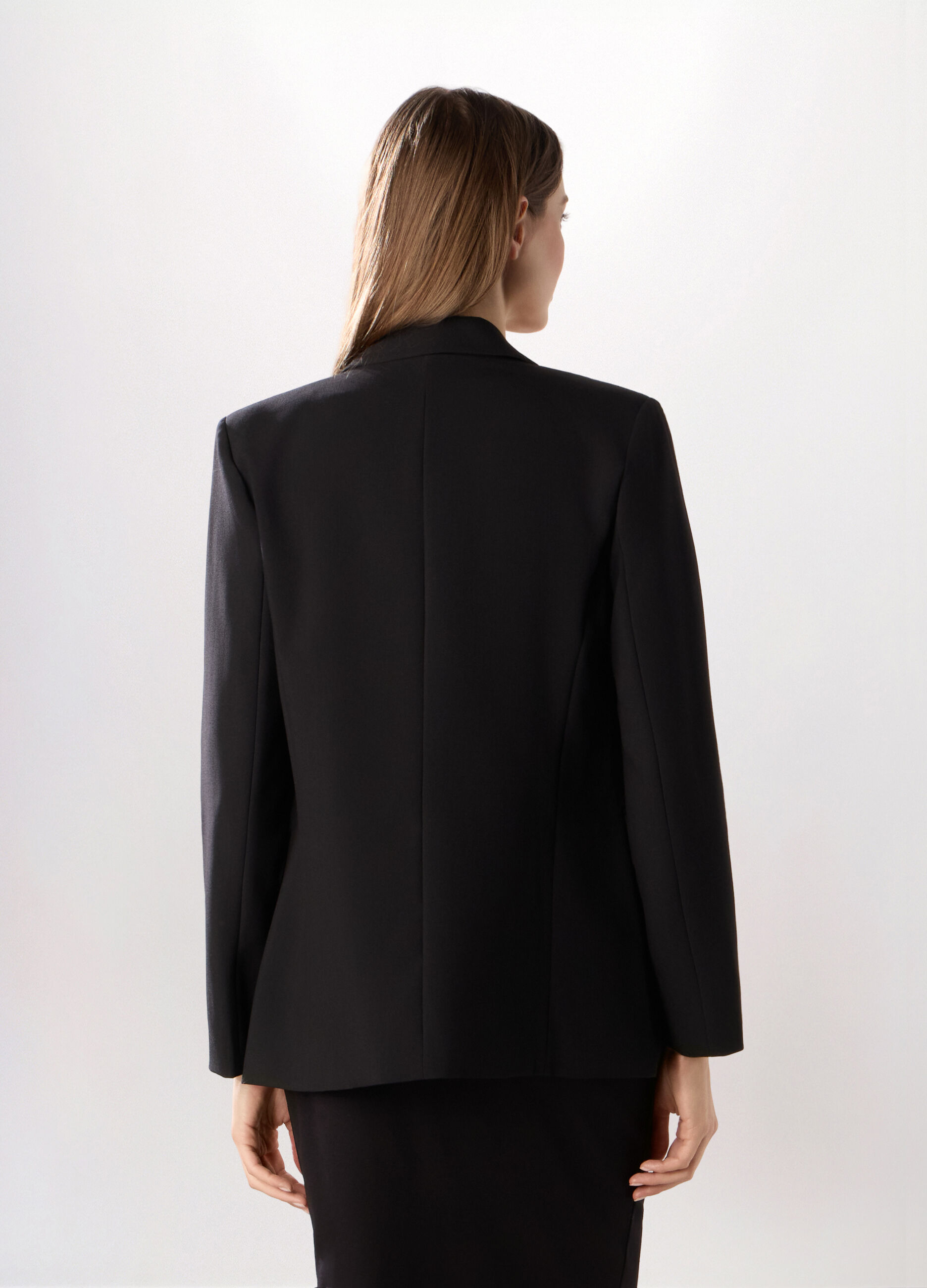 Blazer misto viscosa donna_1