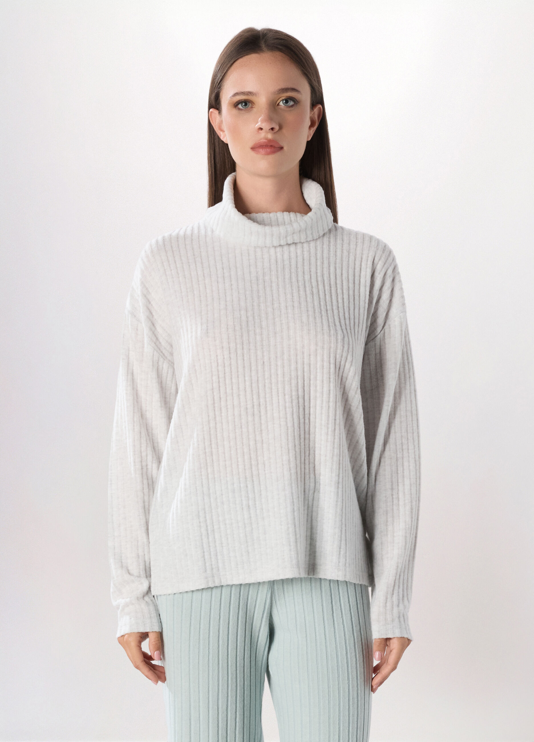 Top pigiama misto viscosa donna_0