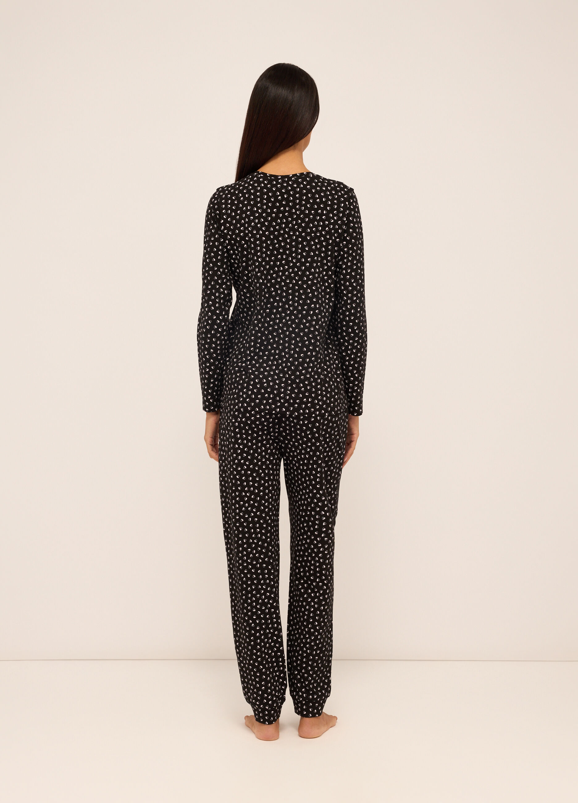 Set pigiama in puro cotone donna_1