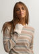 Pullover girocollo in maglia rasata donna_2