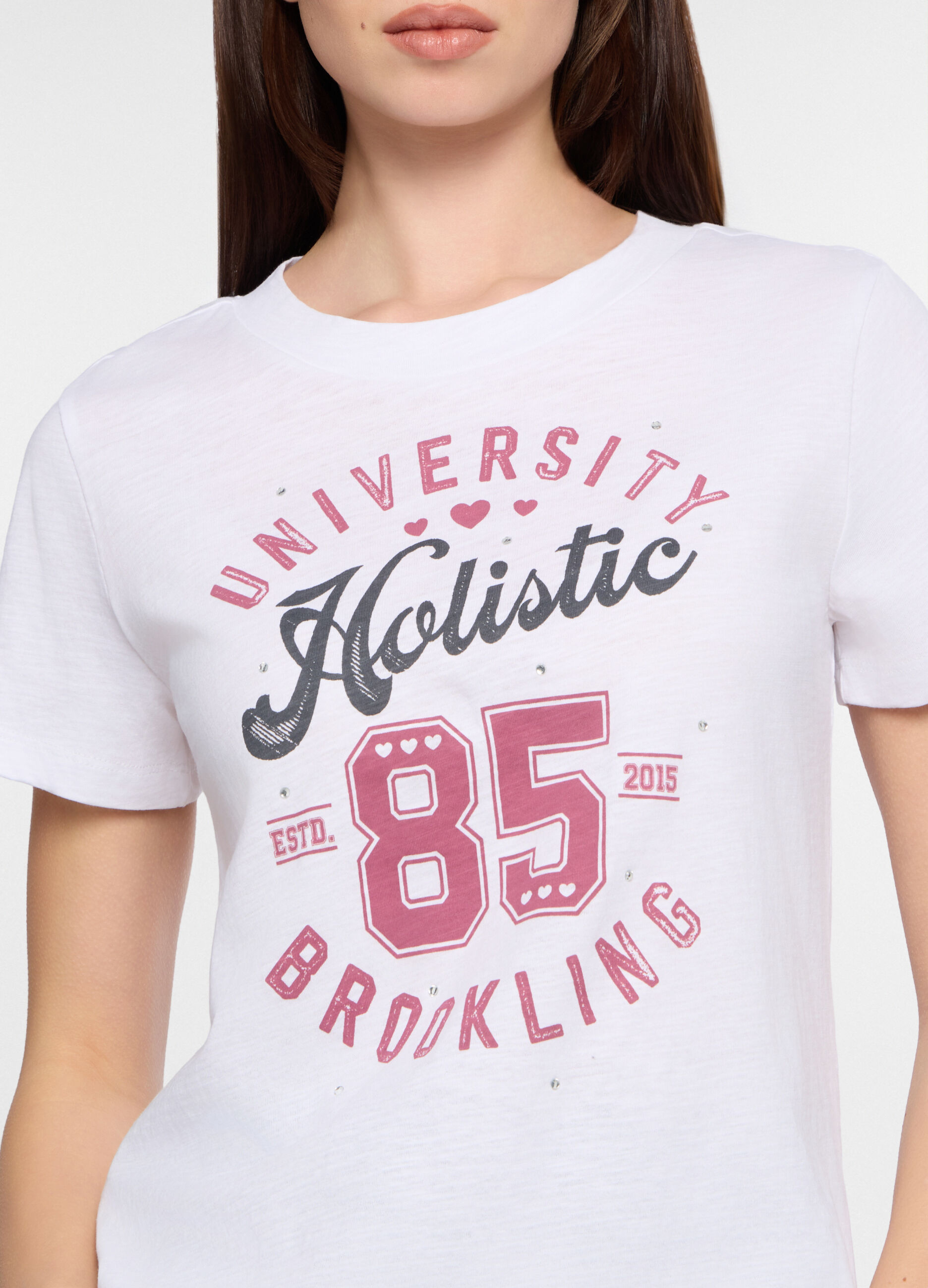 T-shirt girocollo donna_2